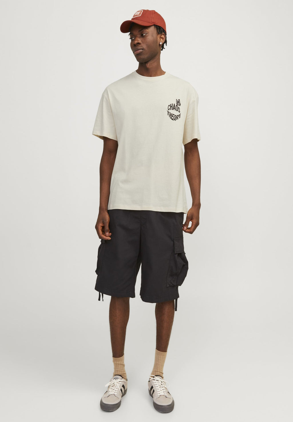 JORFRUTTI TEE - Print T-shirt - buttercream