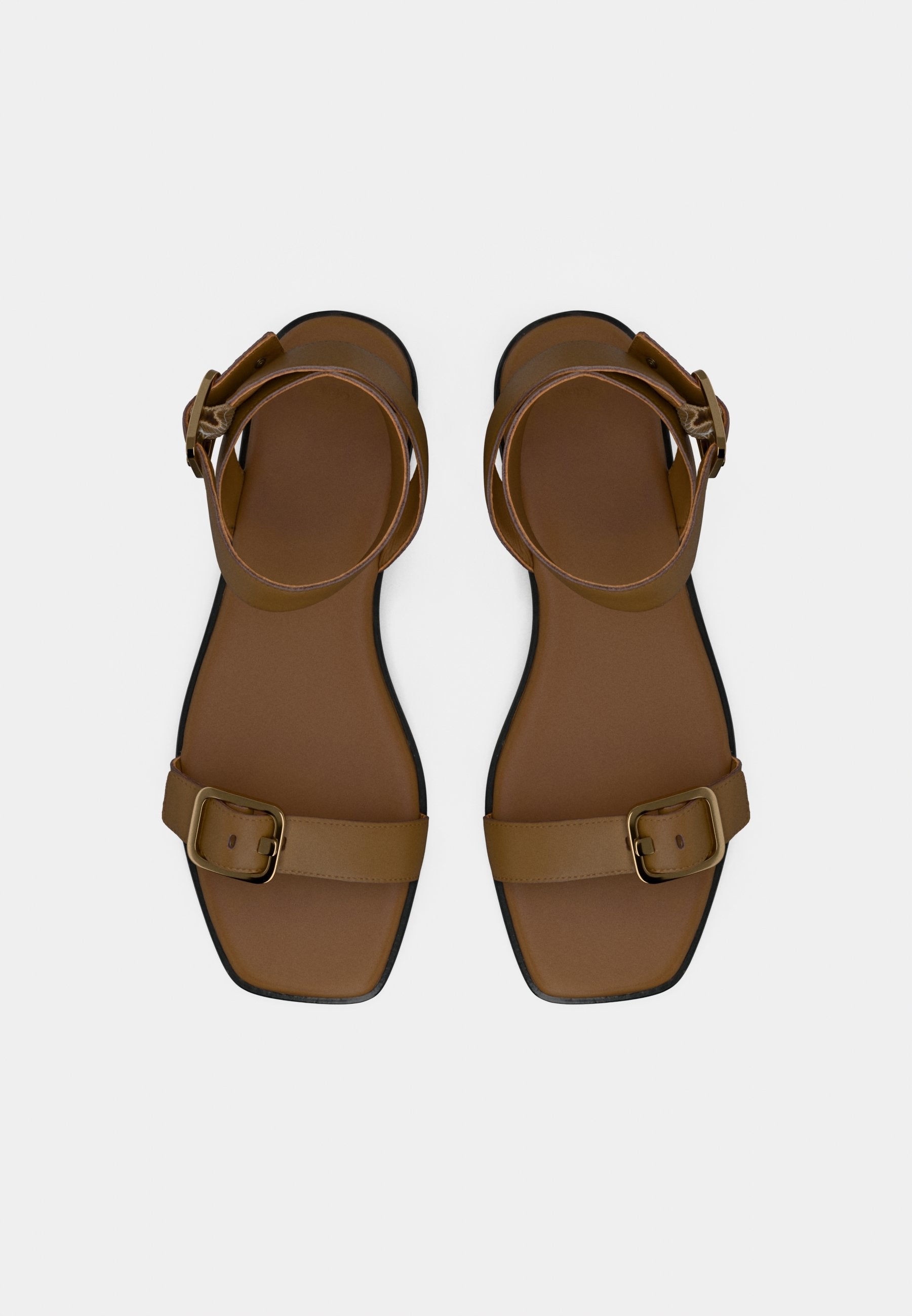 CHARLIZE - Sandals - medium brown
