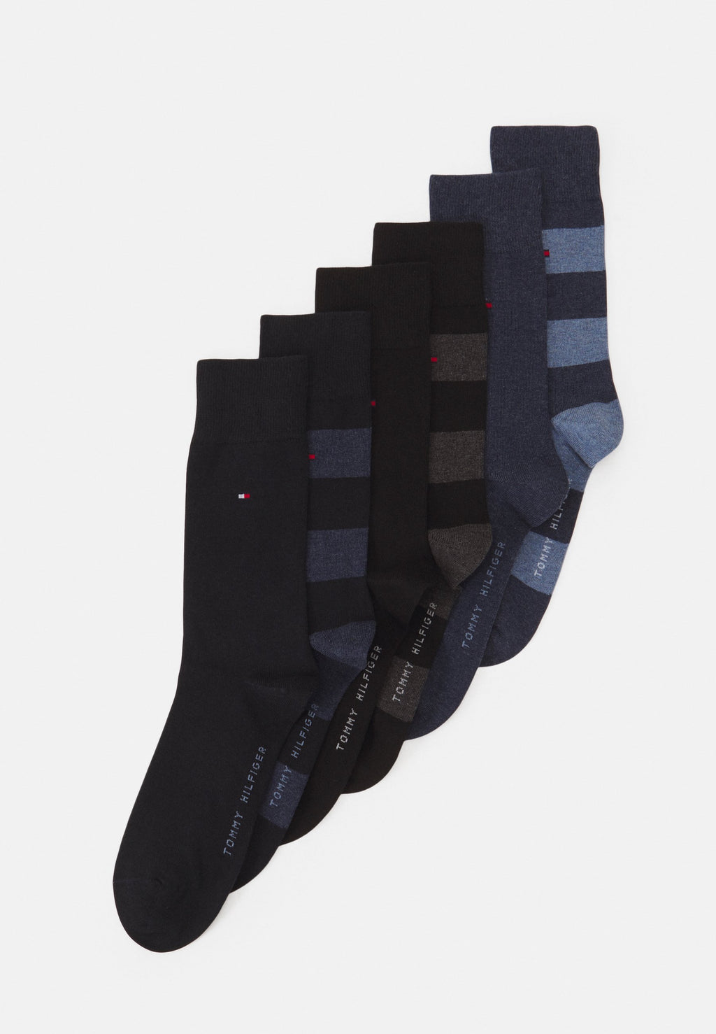 RUGBY 6PACK - Socks - blue black combo