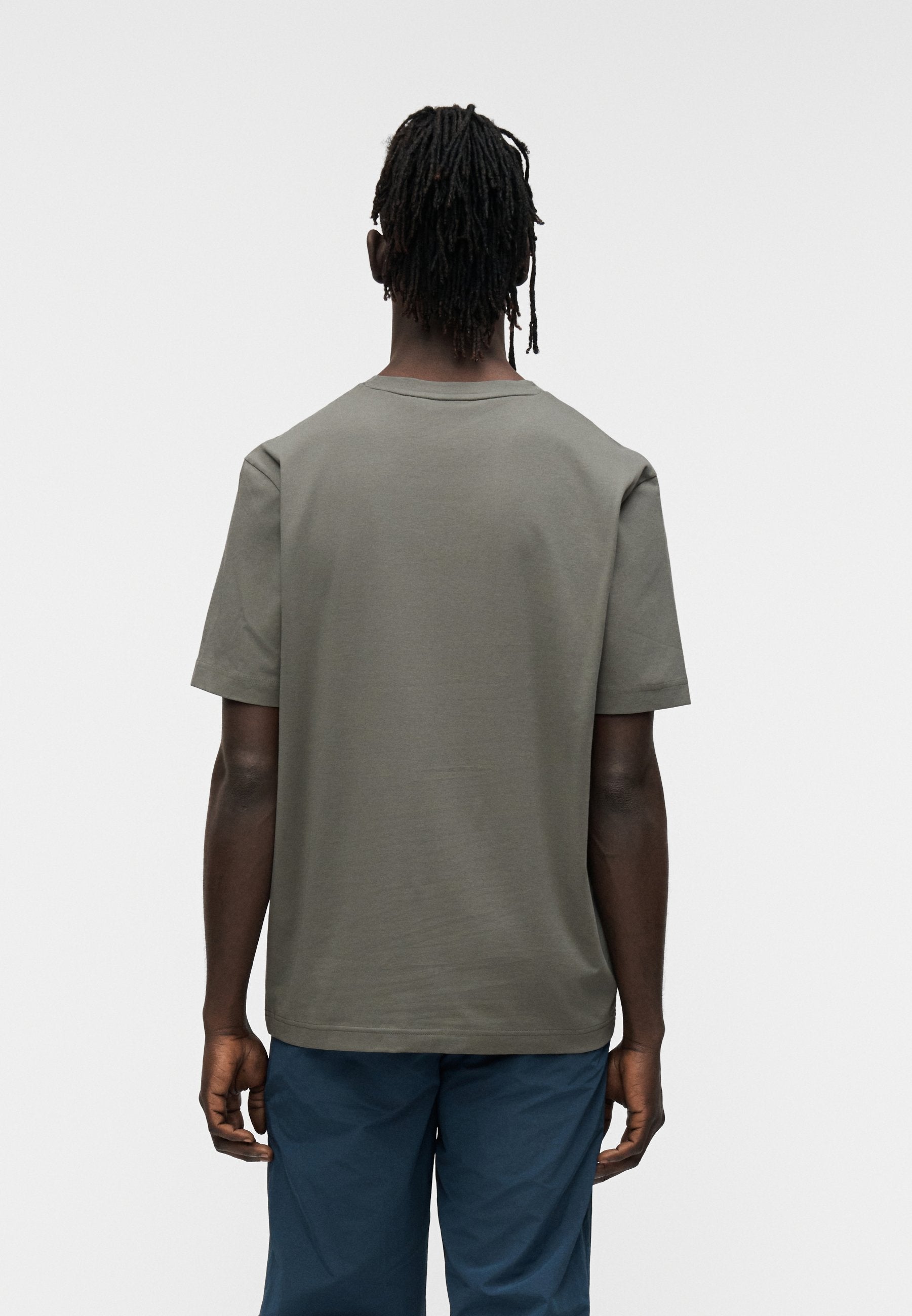 TCHUP - Basic T-shirt - open grey