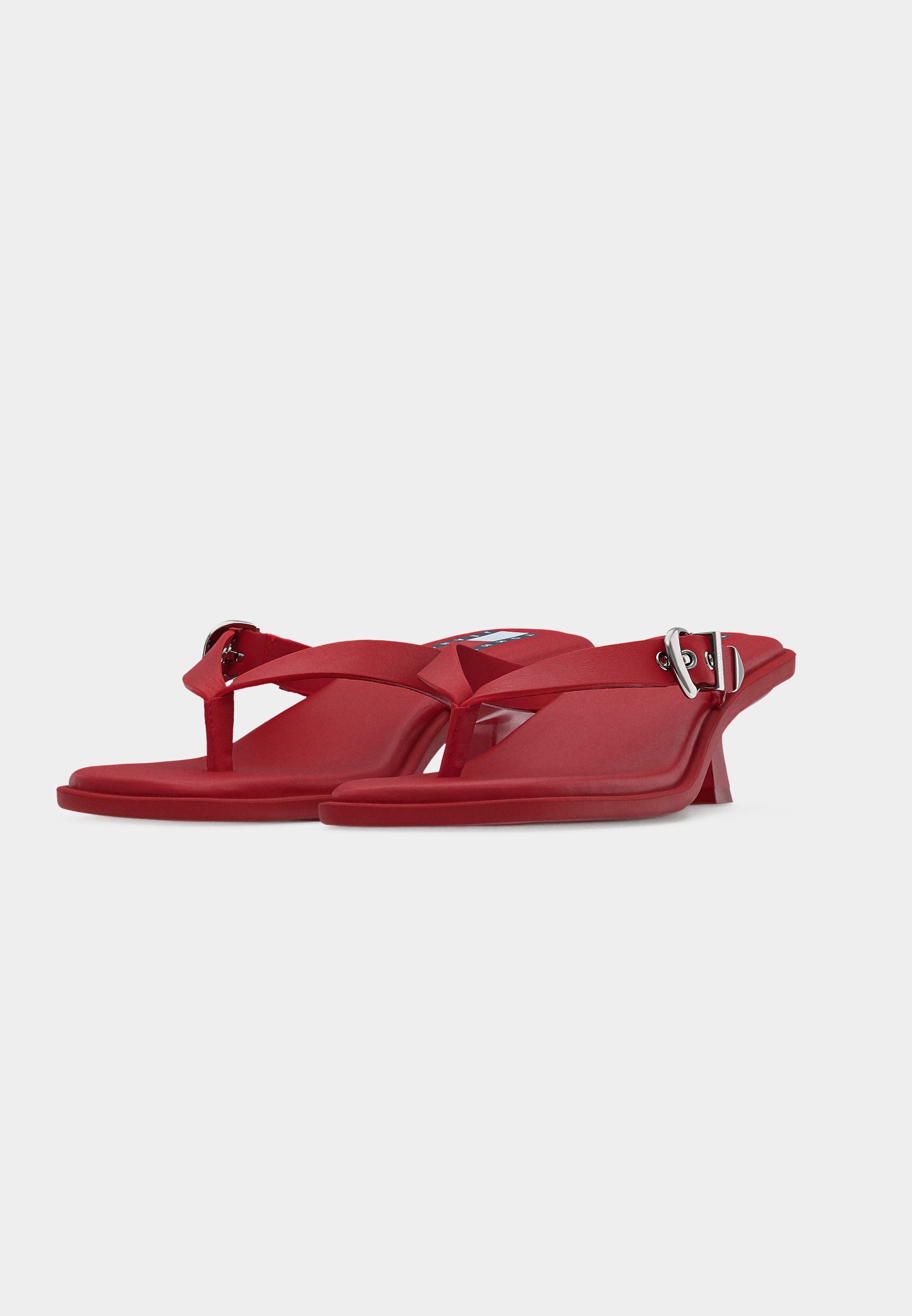 KITTEN HEEL - T-bar sandals - arizona red