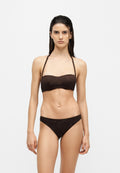 BAND - Bikini - brown monstera