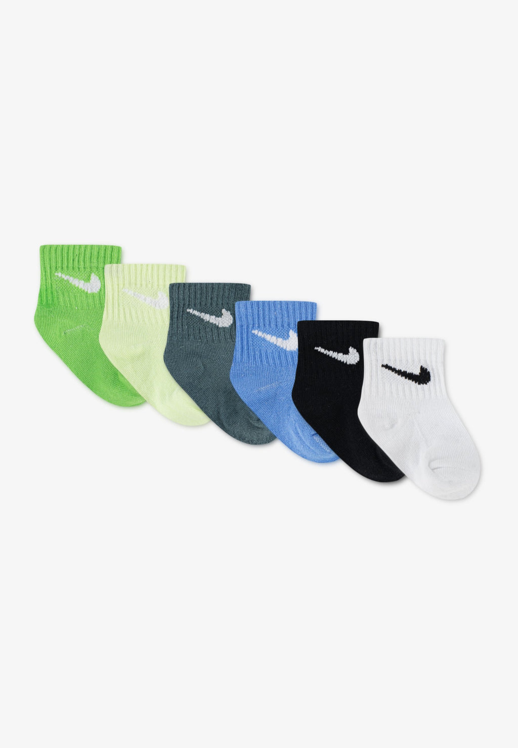 INFANT ANKLE 6 PACK - Socks - mean green