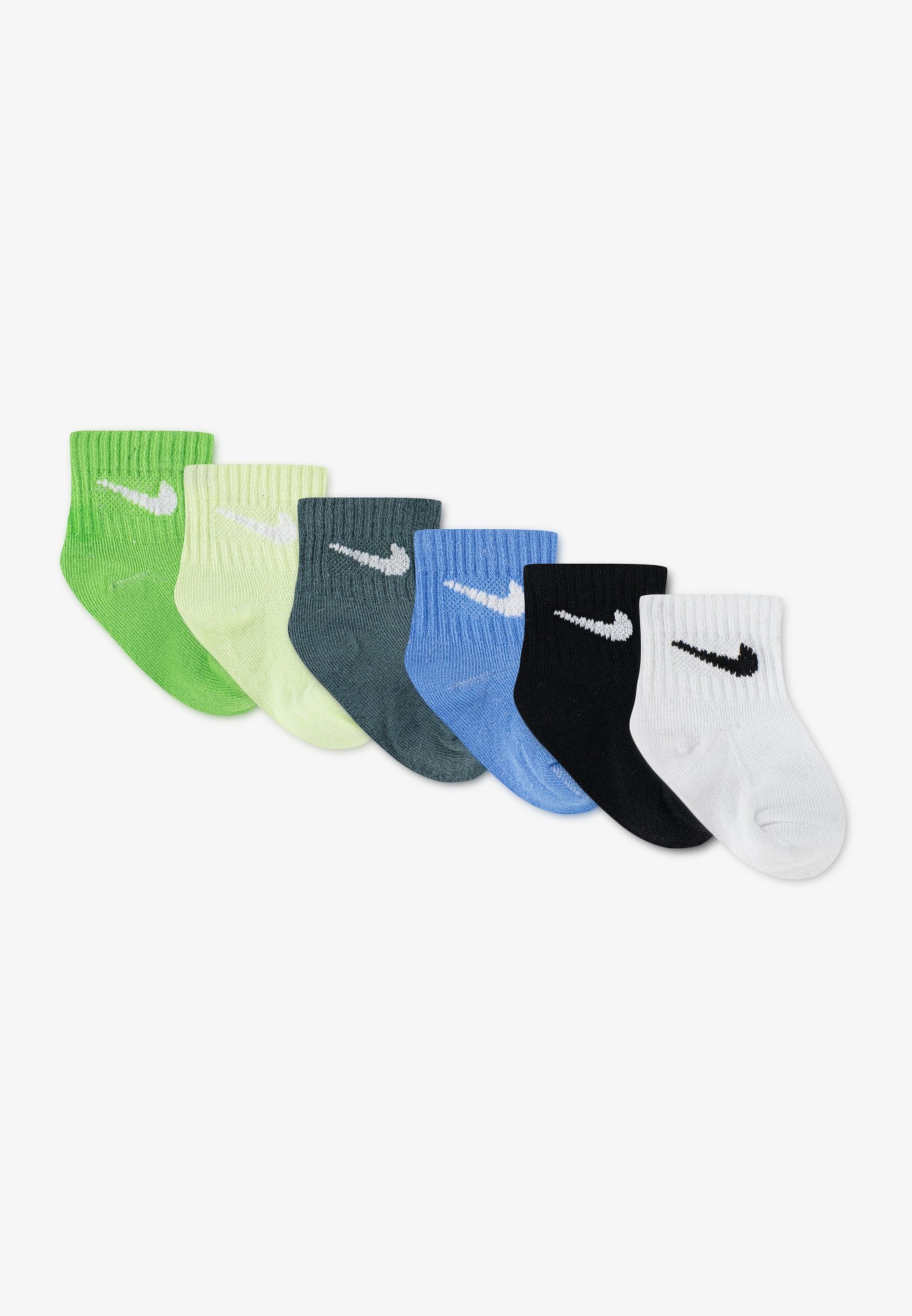 INFANT ANKLE 6 PACK - Socks - mean green