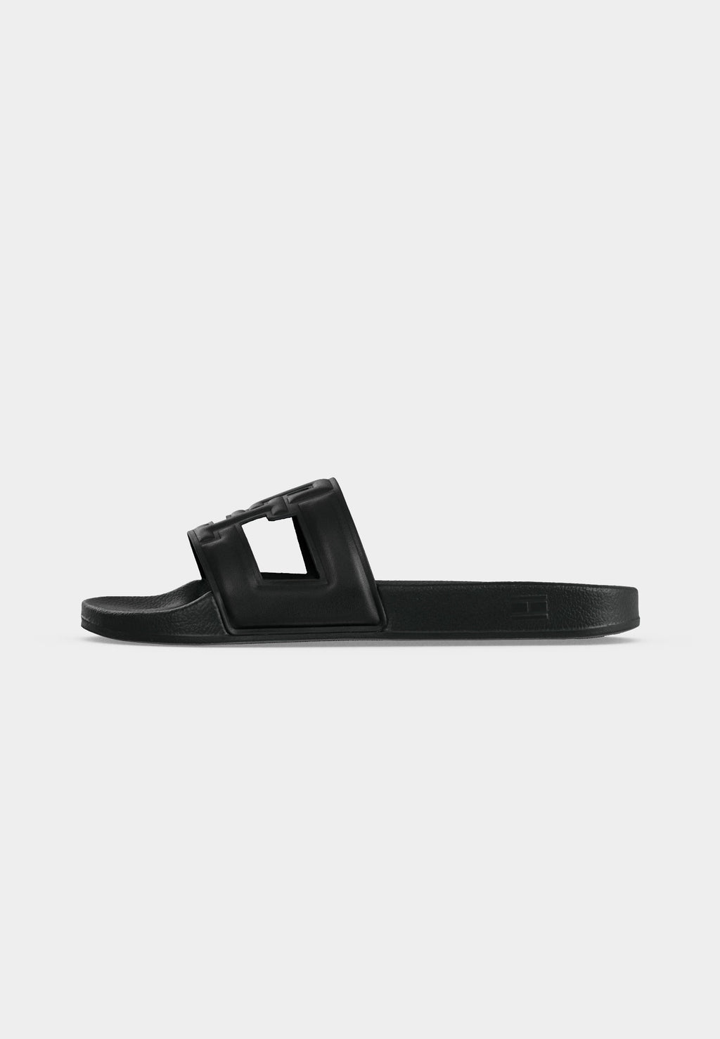 MONOGRAM POOL SLIDE - Mules - black