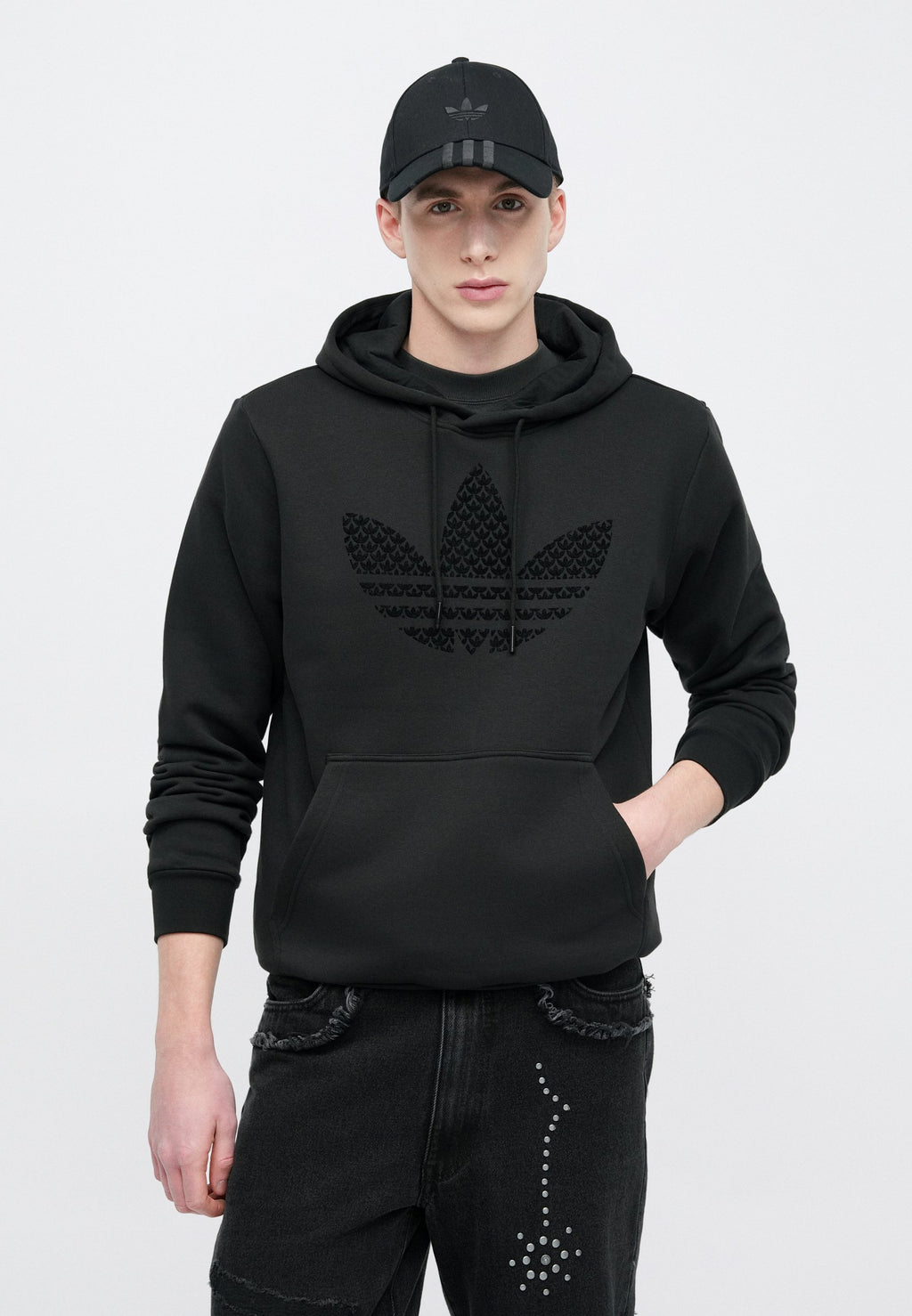 MONOGRAM - Hoodie - black