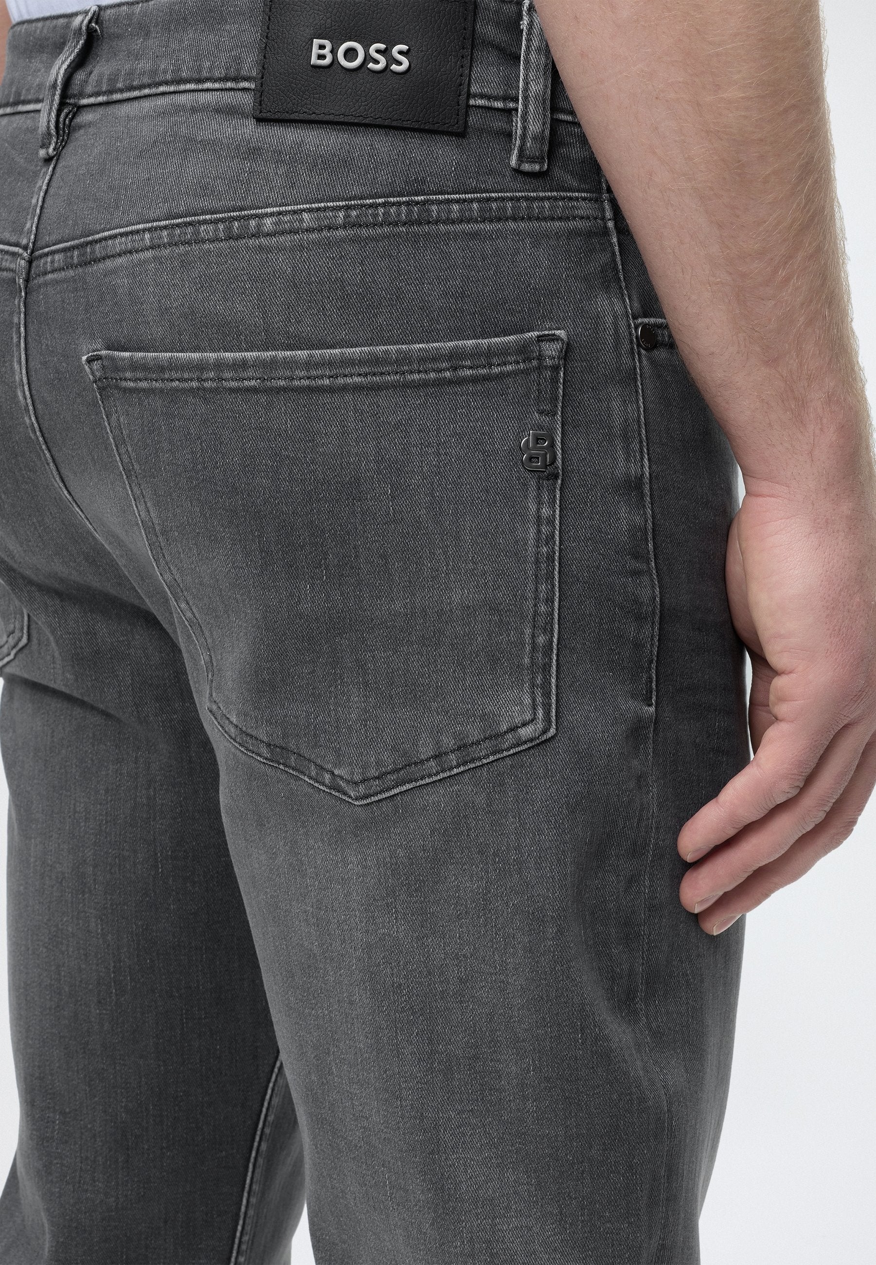 MAINE - Jeans Tapered Fit - grey
