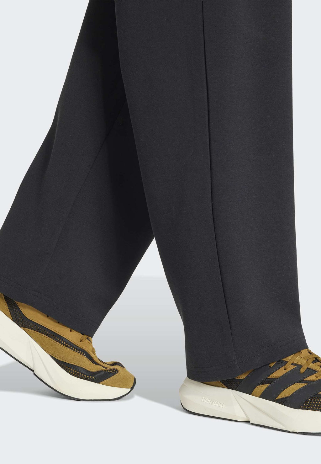 SOFT LUX STRAIGHT LEG PANTS - Tracksuit bottoms - black
