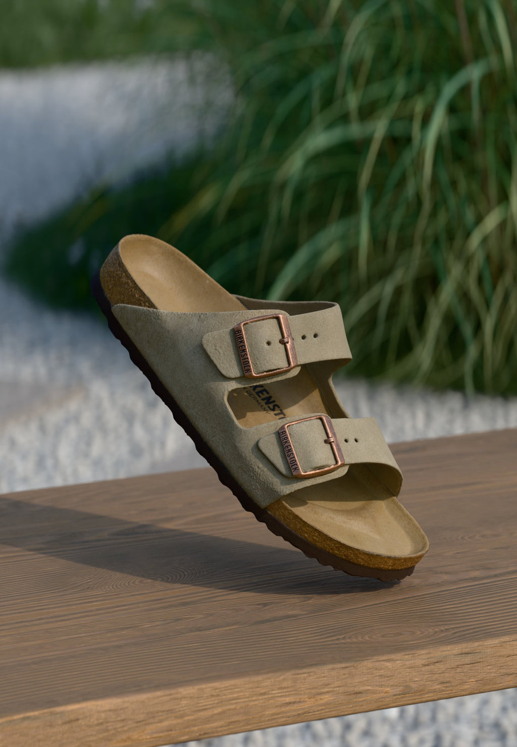 ARIZONA LEVE TAUPES - NARROW - Sandals - taupe