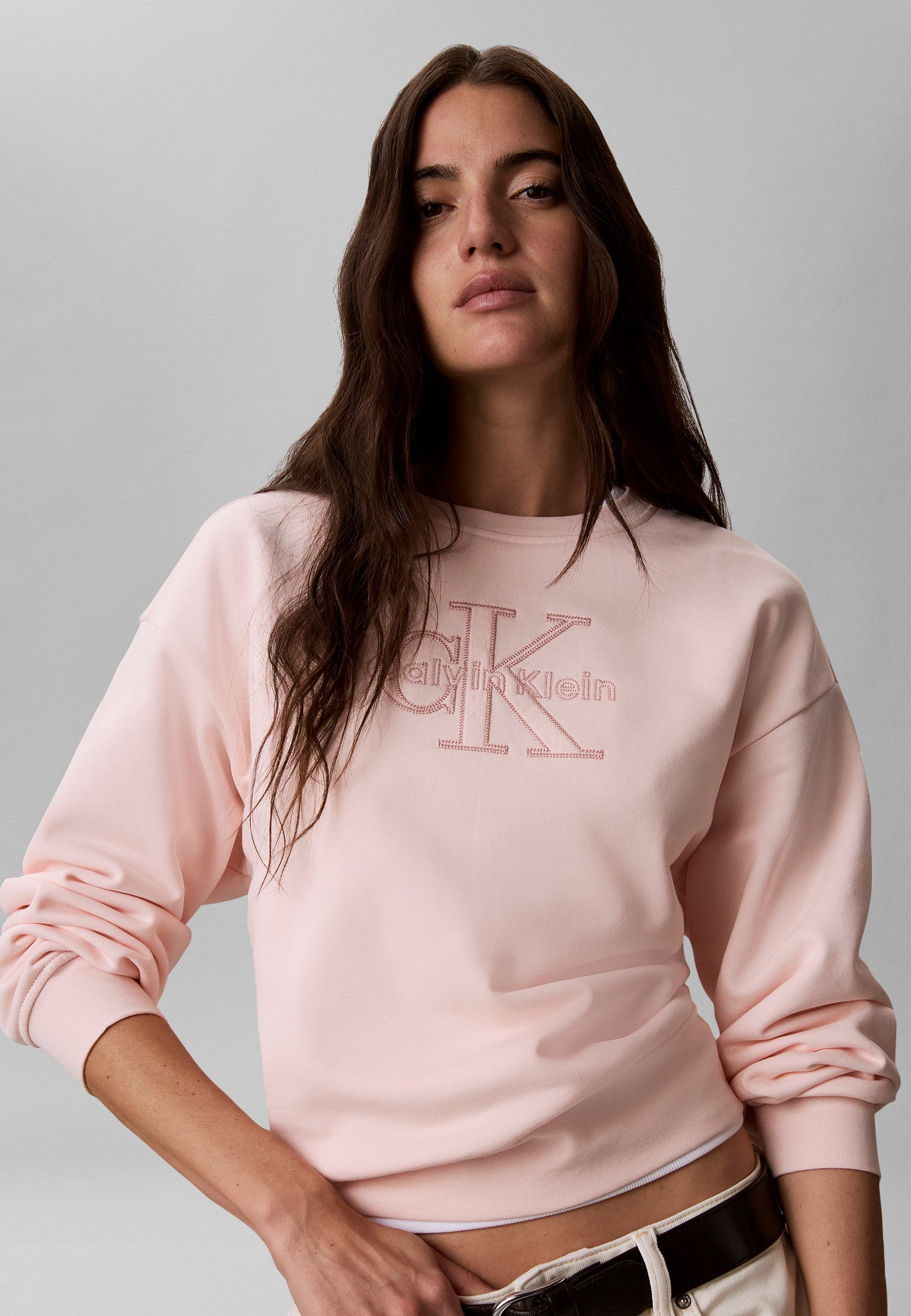 BABY SEASONAL MONOLOGO - Sweatshirt - mangano calcite