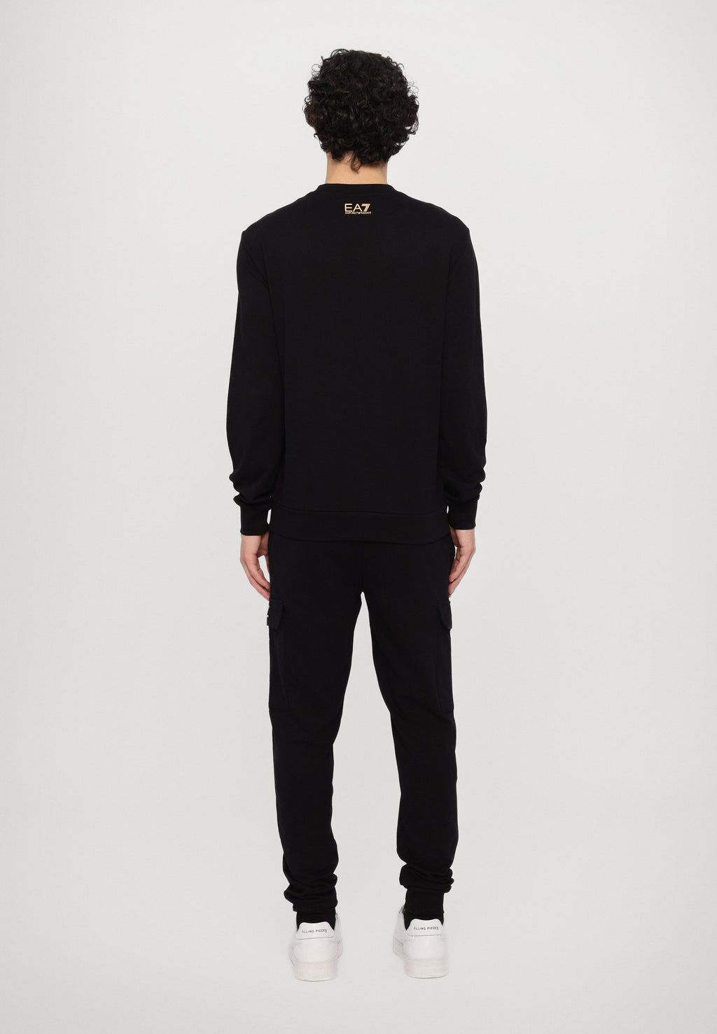 TRAIN LOGO SERIES OVERSIZE UNISEX - Sweat-shirt - black/gold
