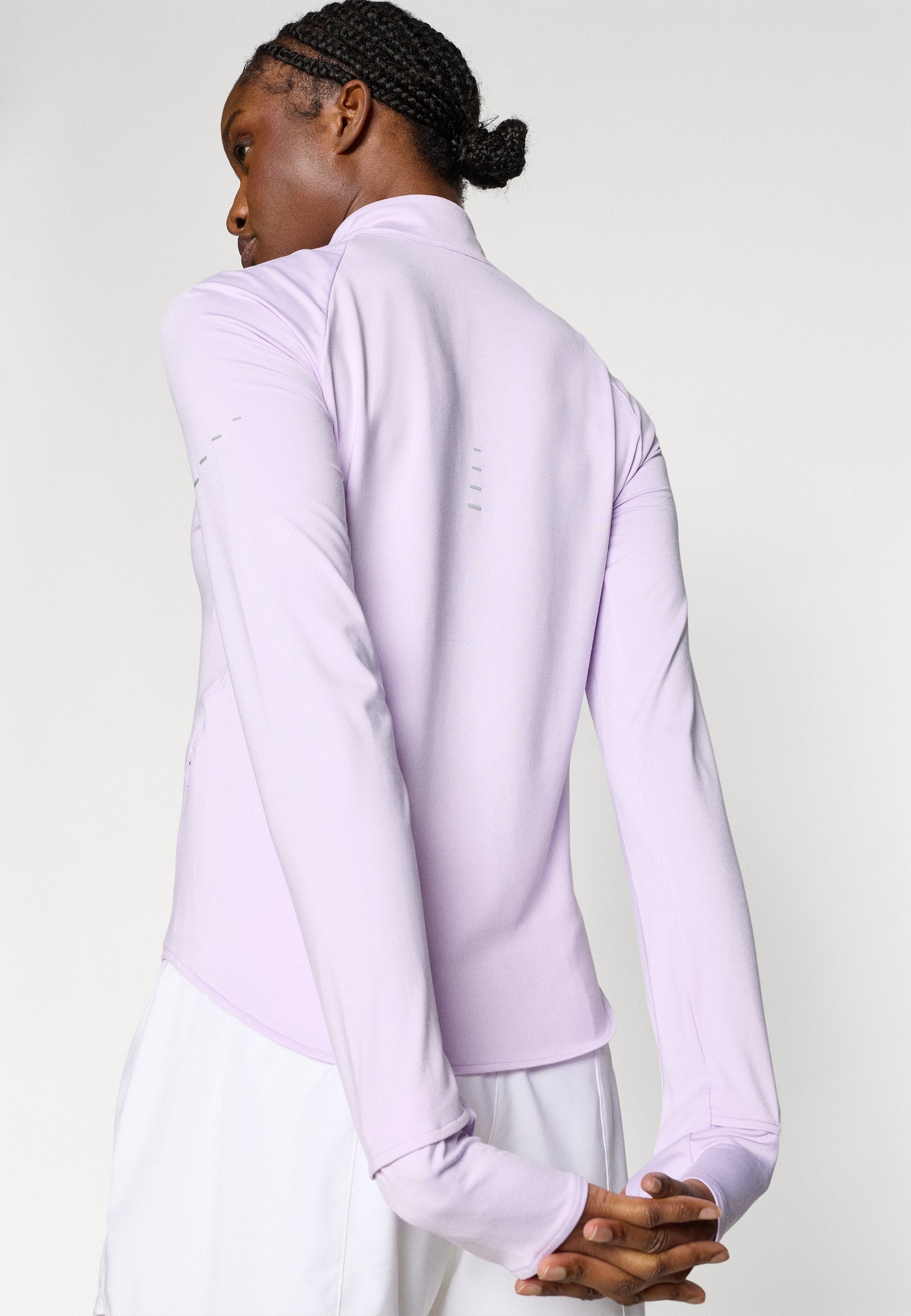 SWIFT - Long sleeved top - violet mist/reflective silver-coloured