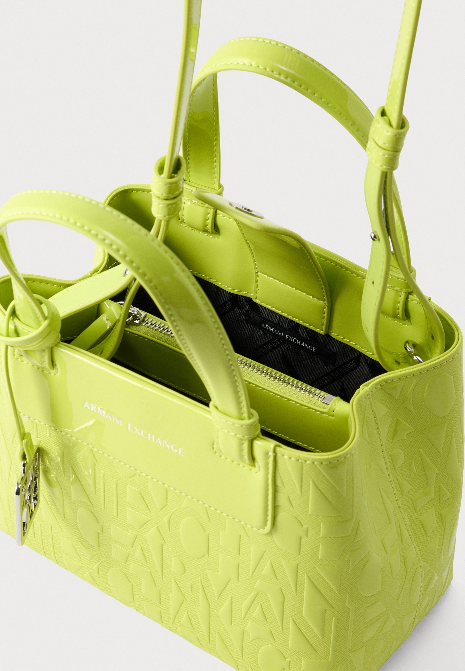 SHOPPING BAG - Handbag - neon yellow