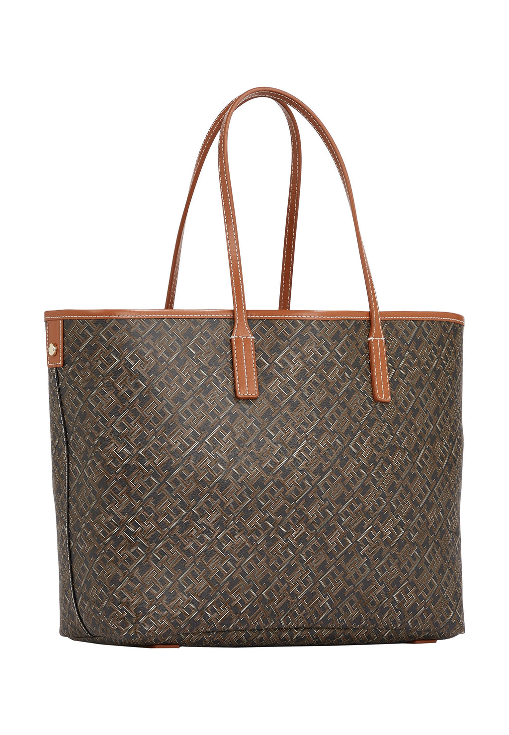 TH MONOPLAY TOTE BAG WITH LEATHER - Handbag - black