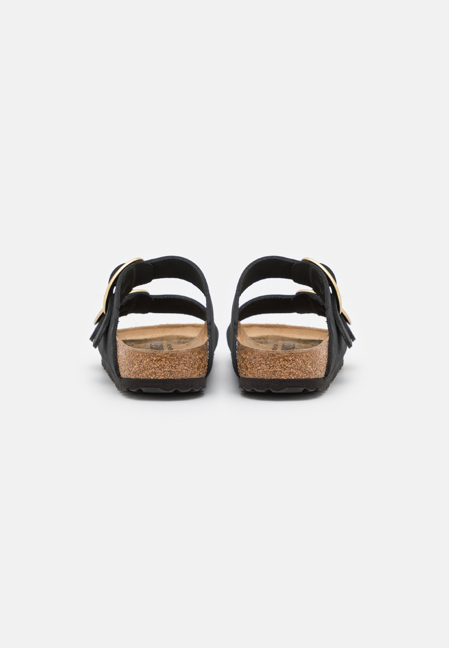 ARIZONA BIG BUCKLE LENB BLACK (GOLD) NARROW - Sandals - black