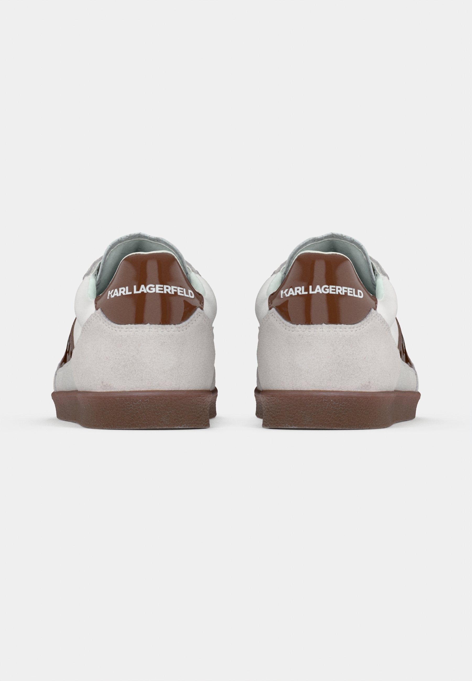 KANDIDATE LACE - Trainers - white/dark brown