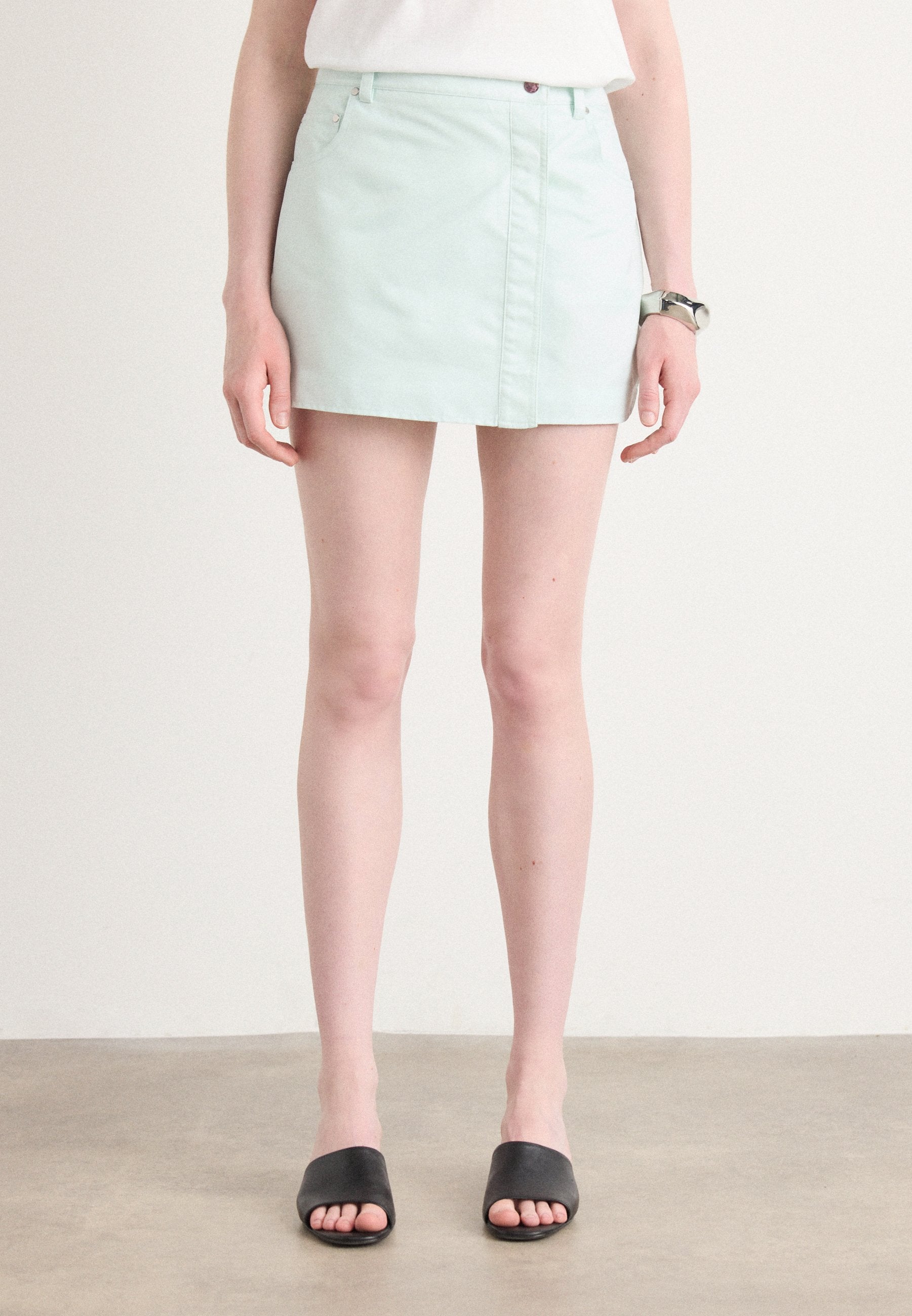 PRIDE WRAP SKIRT - Mini skirt - tropic aqua