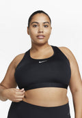 SPORTS BRA - Medium support sports bra - black white