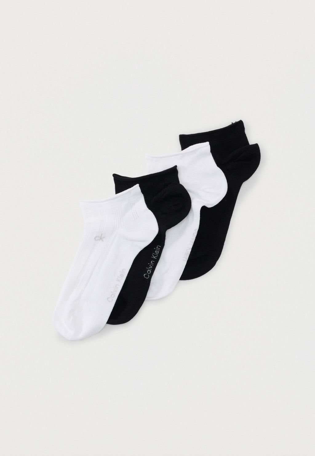 PELERINE 4 PACK - Sneaker socks - white/black