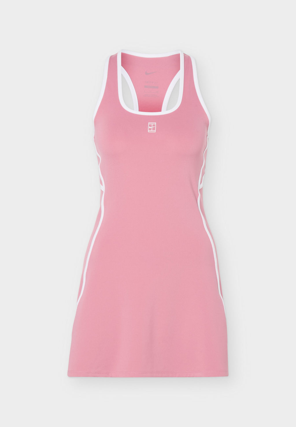 NIKECOURT ADVANTAGE DRESS NOVELTY - Sports dress - peony/white