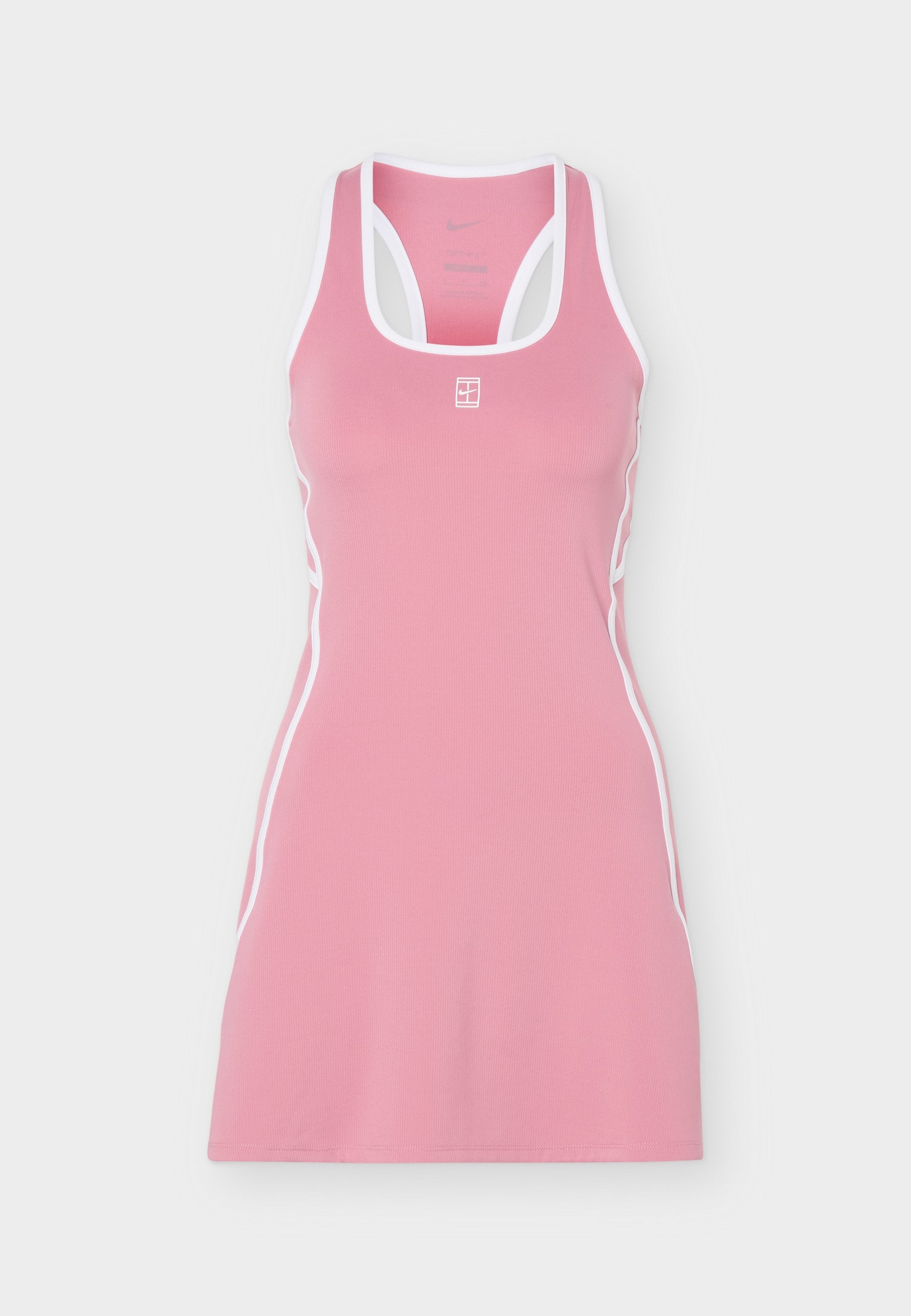 NIKECOURT ADVANTAGE DRESS NOVELTY - Sports dress - peony/white