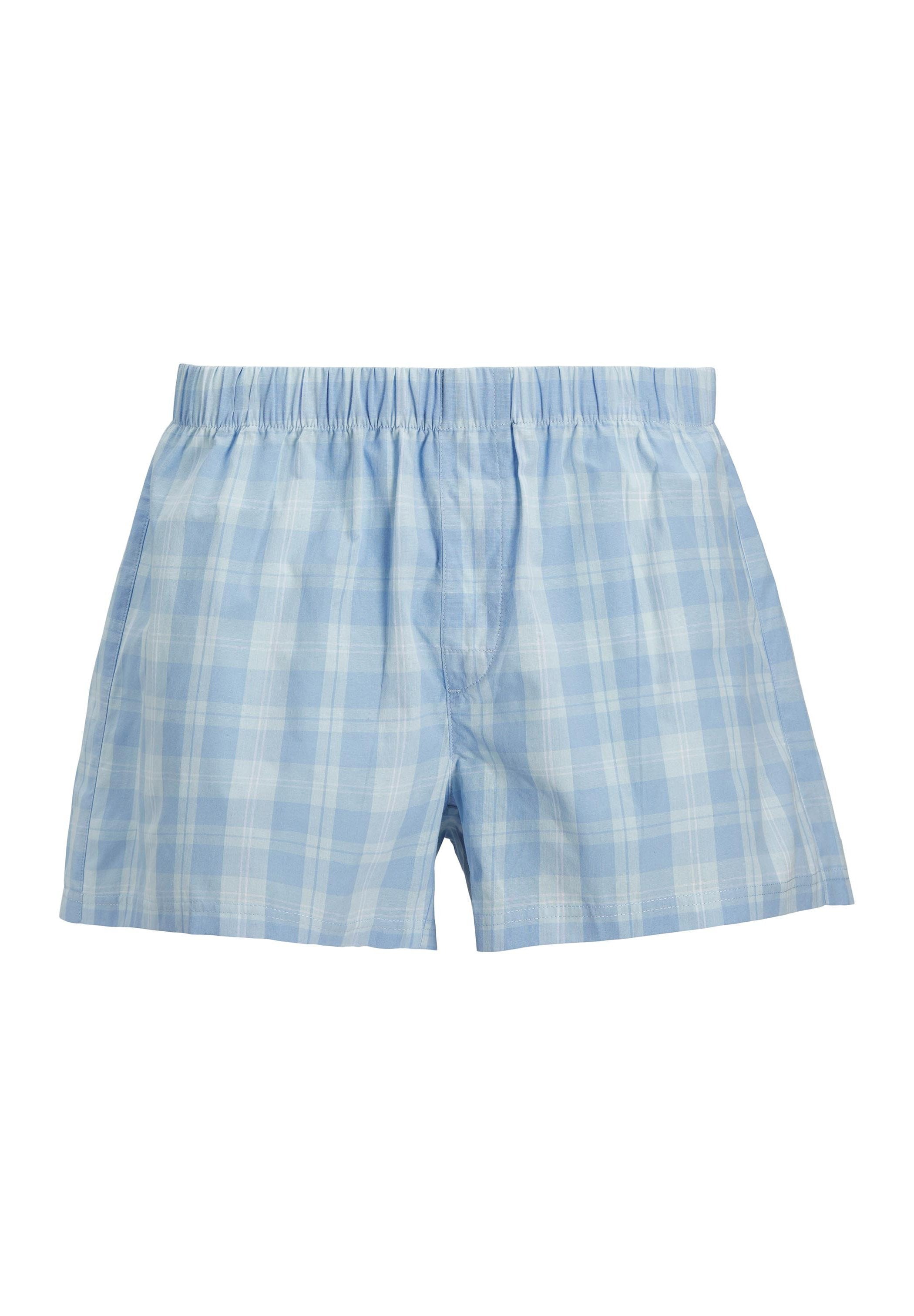 Boxer 3-pack Boxer - Boxer shorts - chambray blue pack:chambray striped  skyway checks
