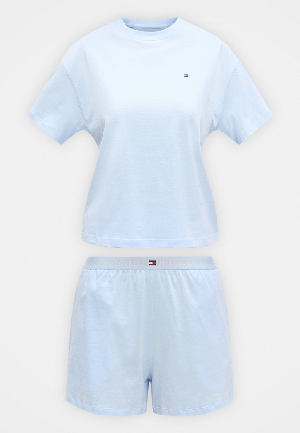 SOLID SHORT - Pyjama set - sweet blue