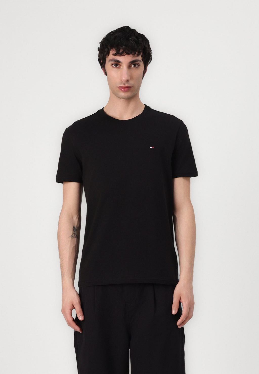 SLIM TEE 2 PACK - Basic T-shirt - black/ecru