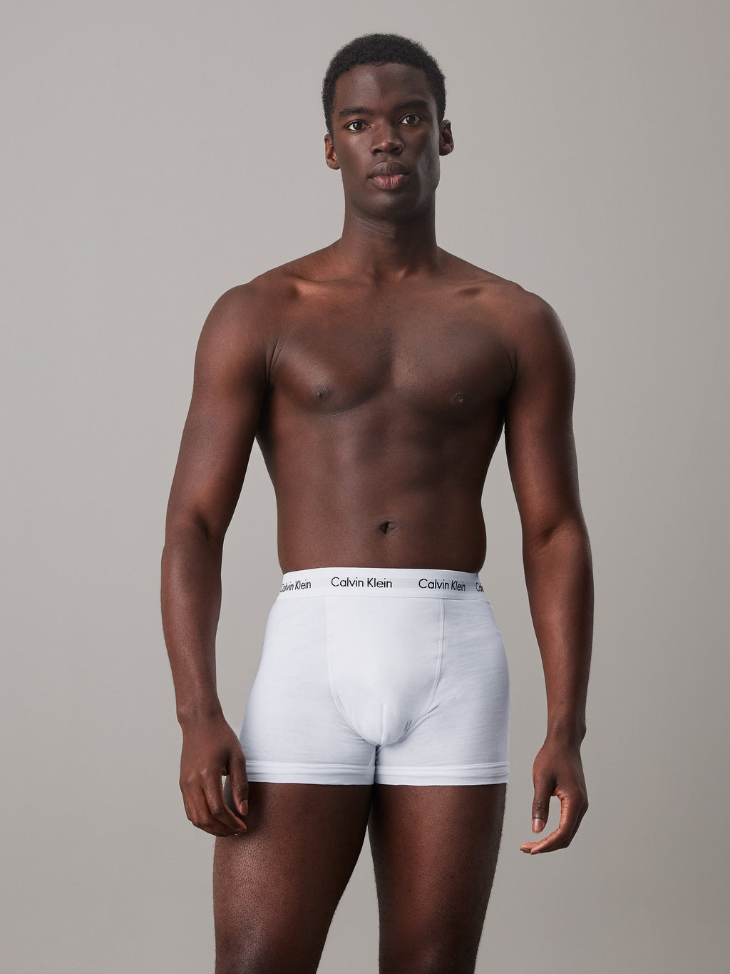 LOT DE 3 BOXERS EN COTON STRETCH - Boxers - Culottes - blanc