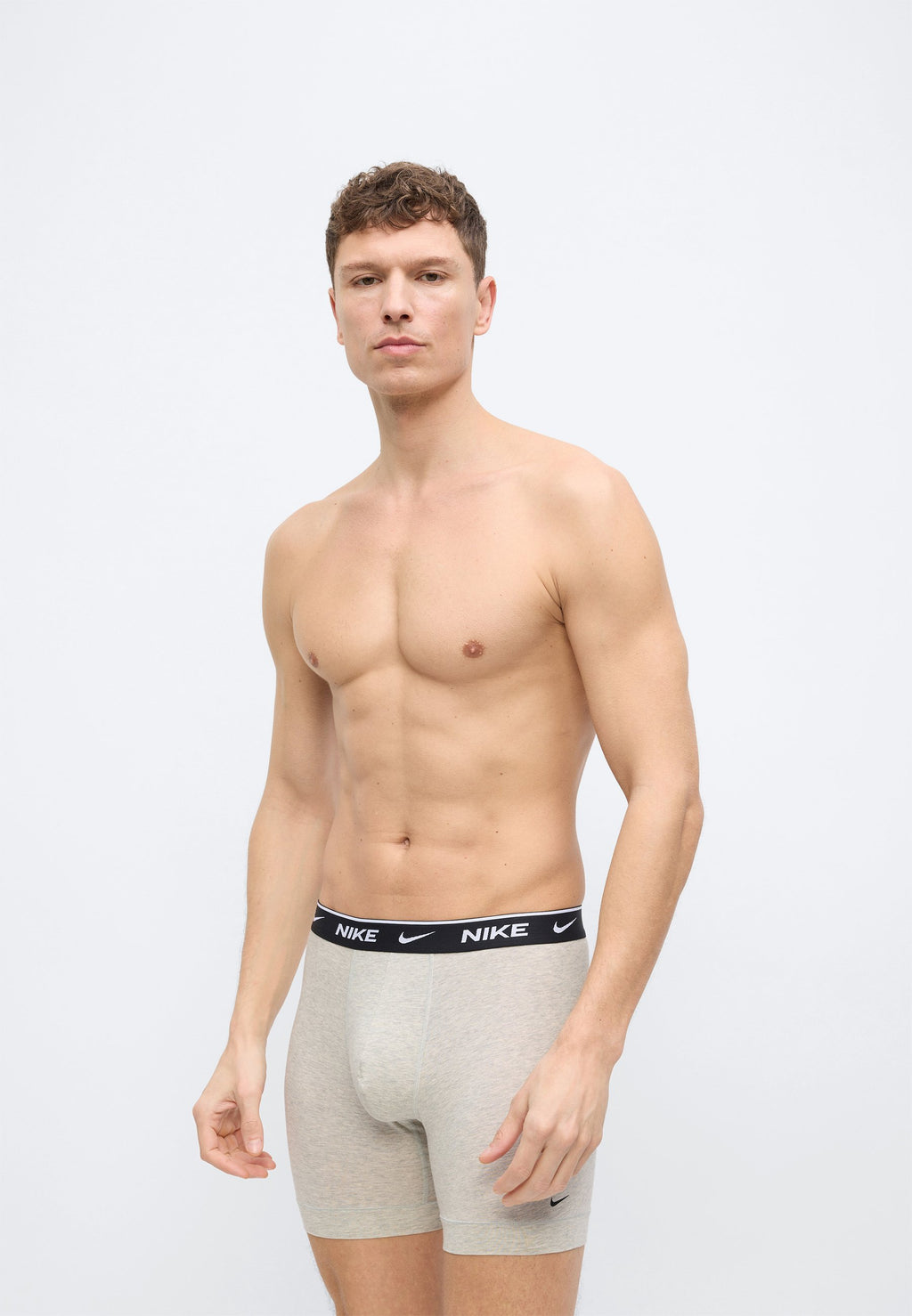 3 PACK - Boxer briefs - white/grey heather/black