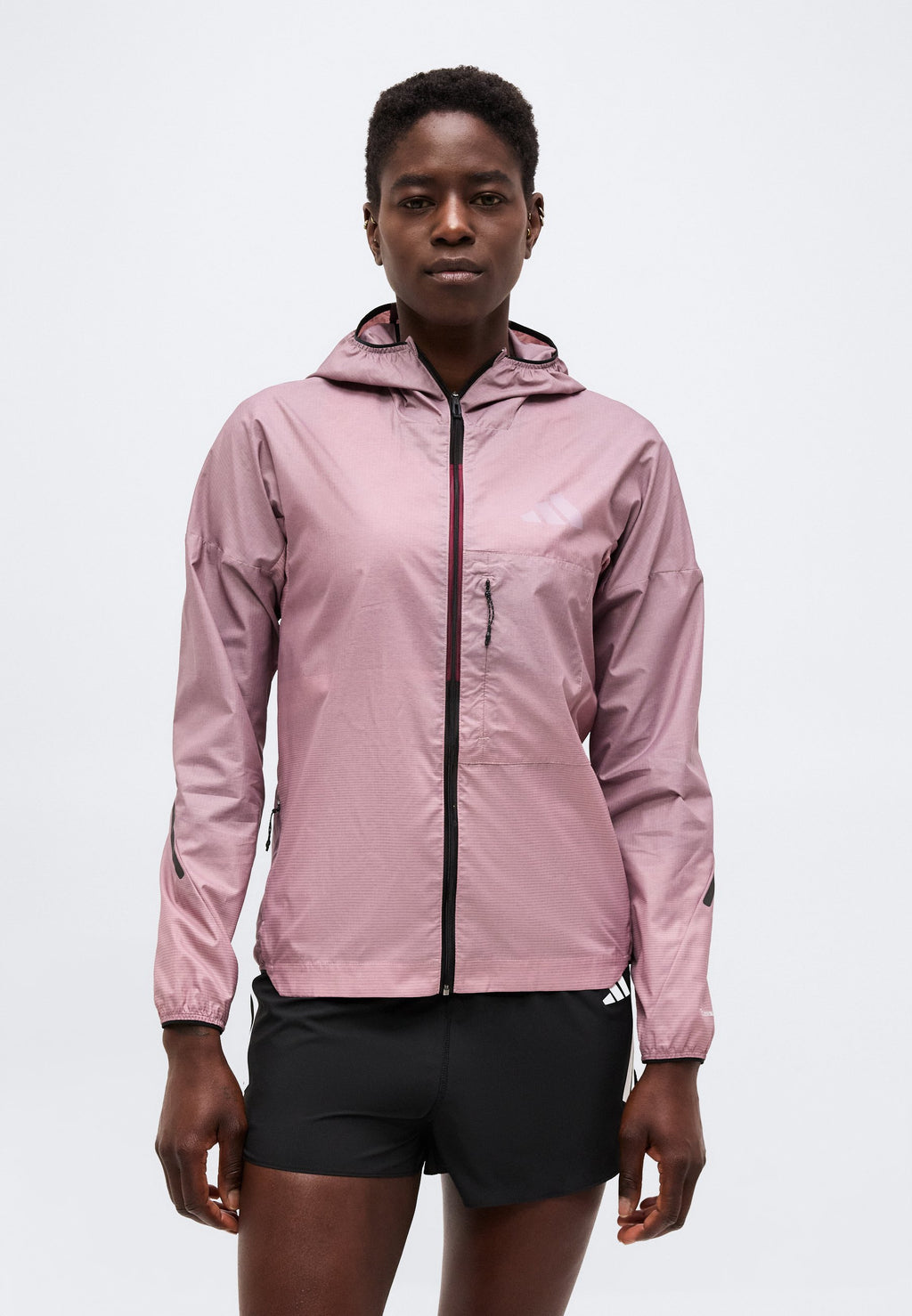 LIGHT - Running jacket - magic mauve/black