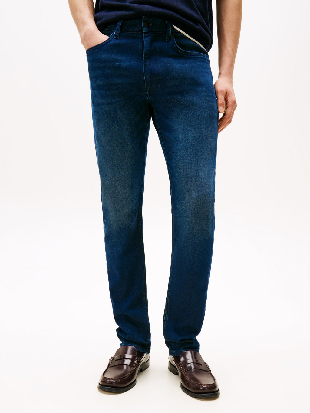 CORE BLEECKER  - Slim fit jeans - deep blue