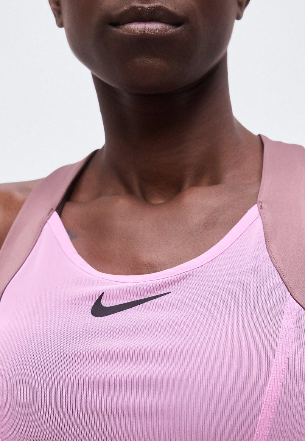 NIKECOURT SLAM TANK - Débardeur - light magenta/tattoo/black