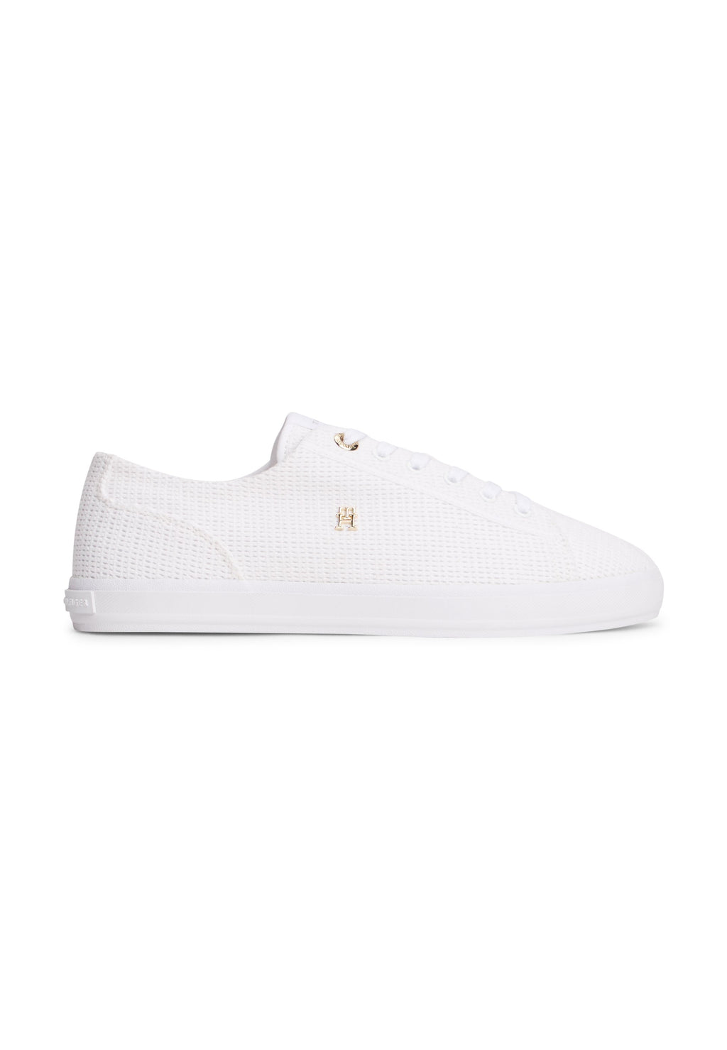 TH MONOGRAM TEXTURED TRAINERS - Trainers - white
