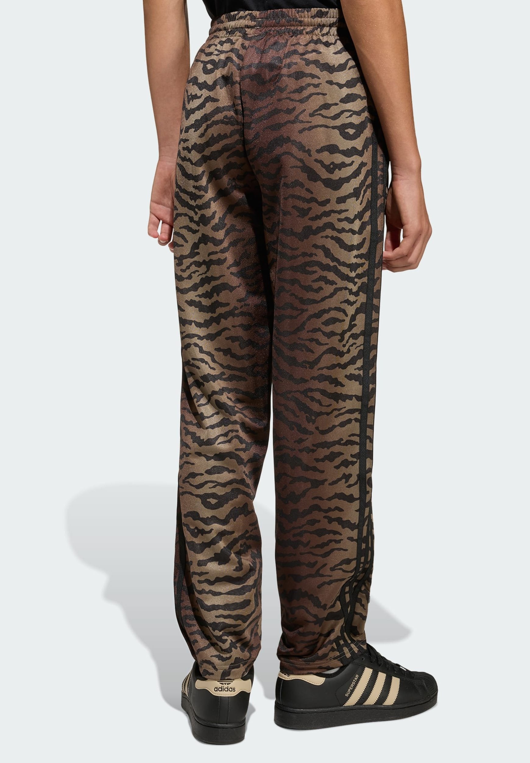 FIREBIRD AOP  - Trousers - night brown