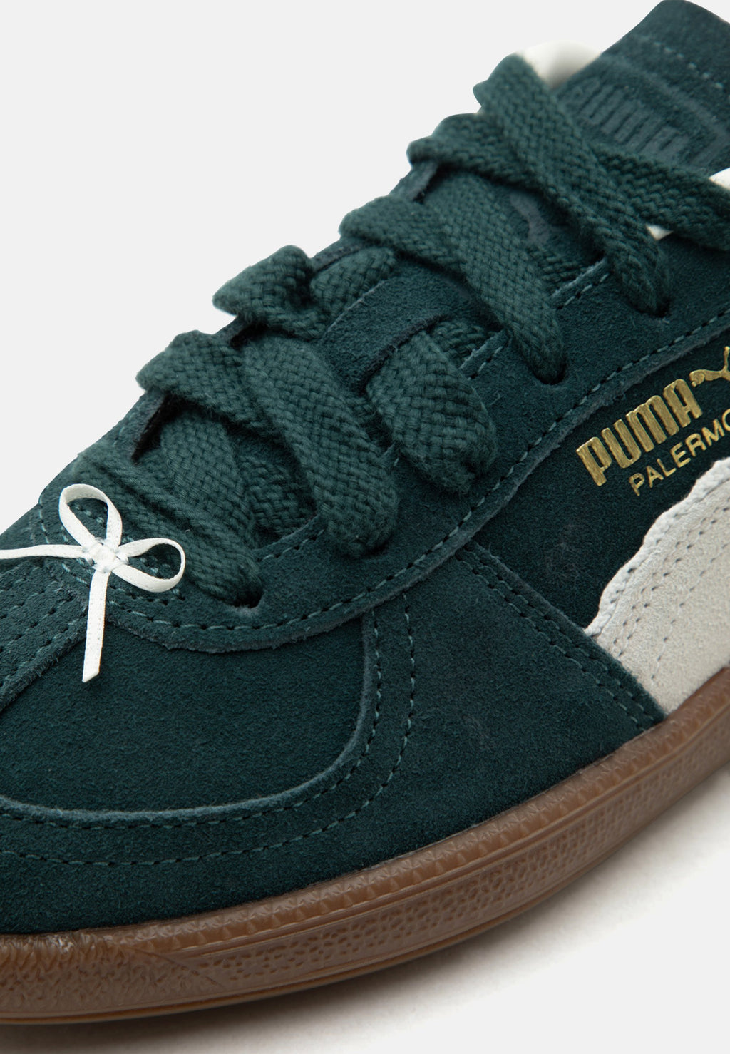 PALERMO BOW - Trainers - green terrain/warm white/gold-coloured