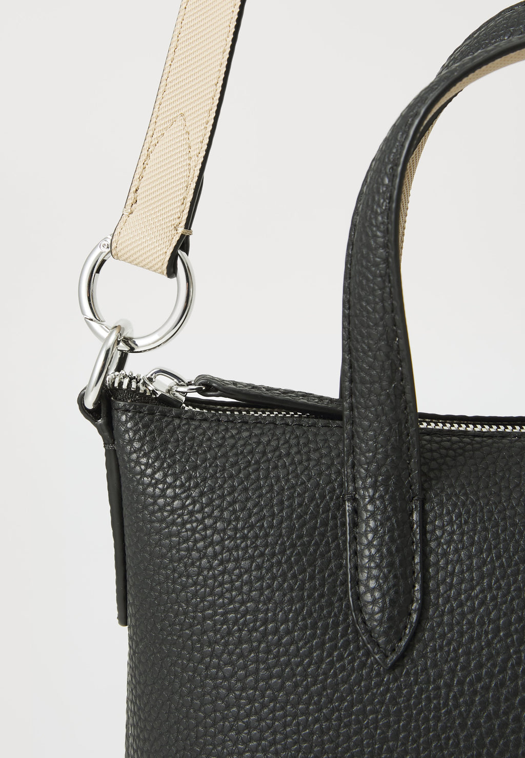 SHOPPING  - Handbag - noir krema