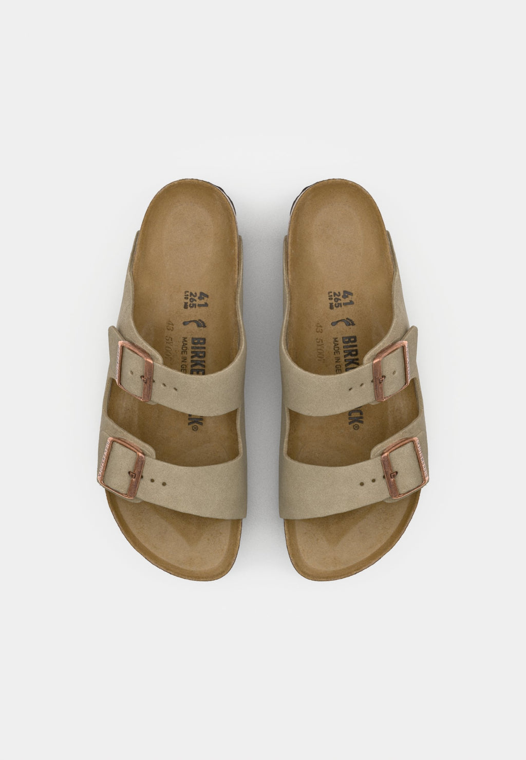 ARIZONA LEVE TAUPES - NARROW - Sandals - taupe