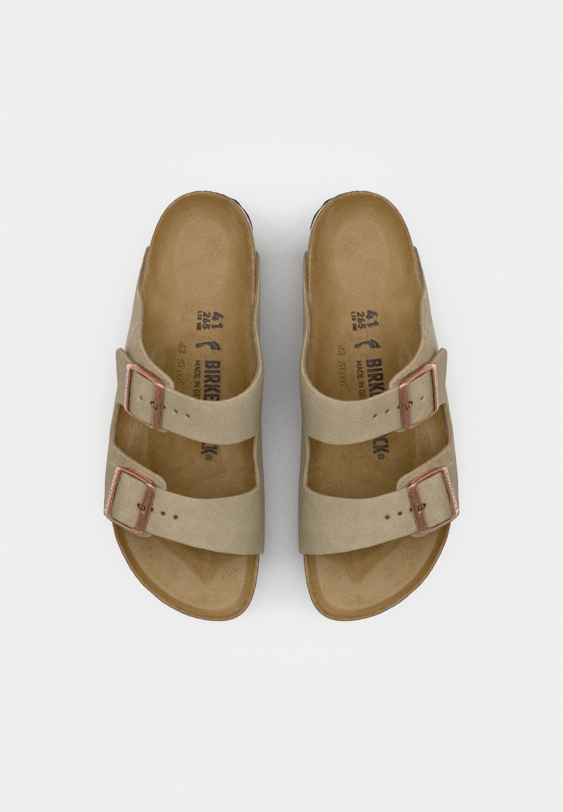 ARIZONA LEVE TAUPES - NARROW - Sandals - taupe