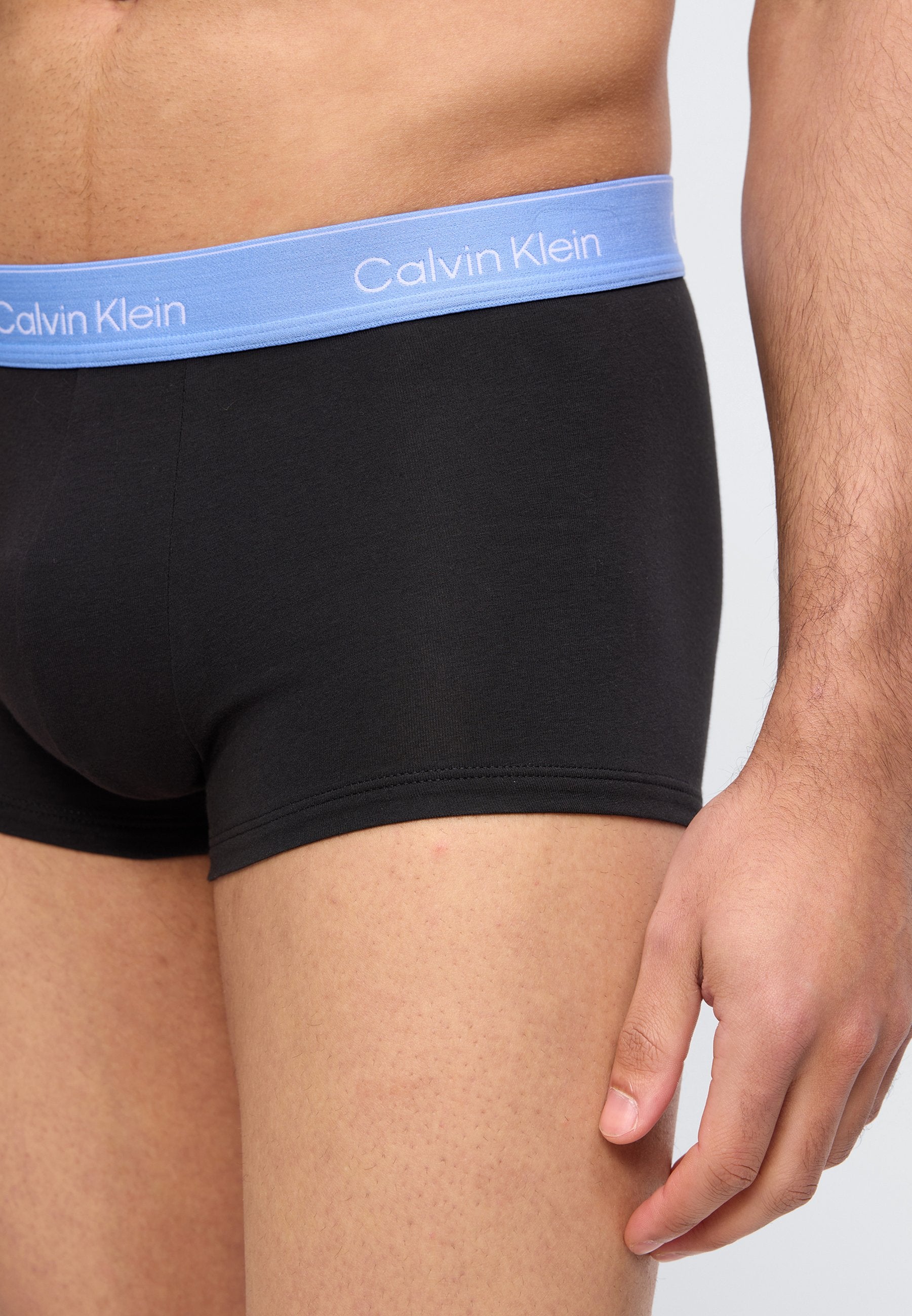 LOW RISE TRUNK ICON COTTON STRETCH 5 PACK - Trunks - black/blue/green
