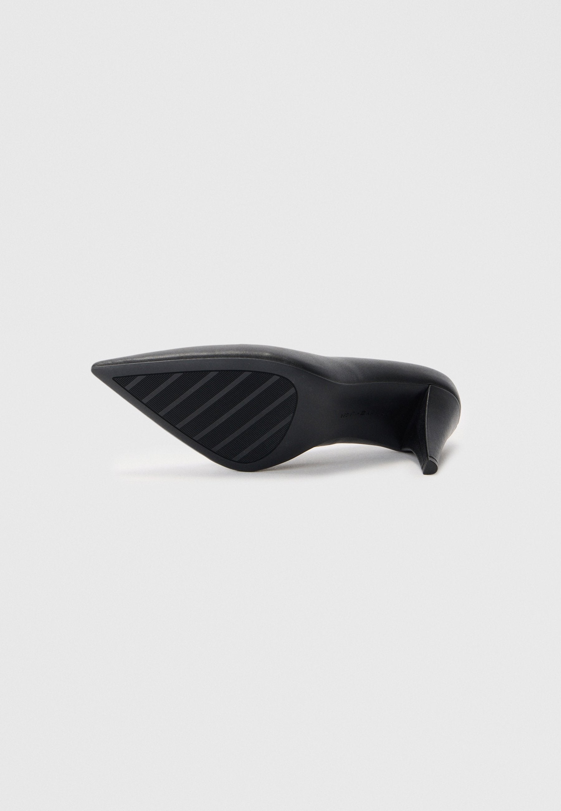 TALONS AIGUILLES EN CUIR AVEC MONOGRAMME TH - Talons classiques - noir