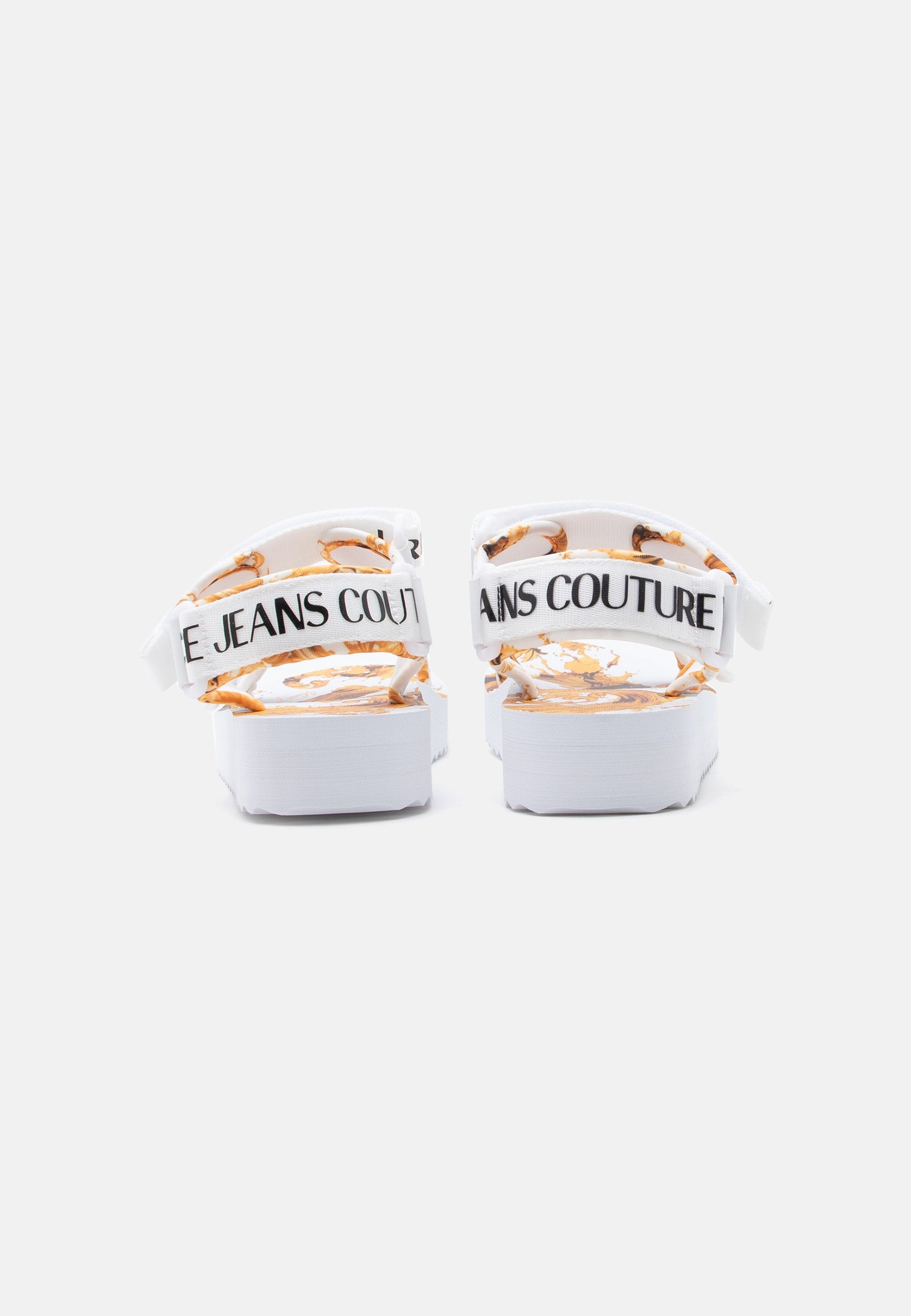 FONDO MIAMI - Sandals - white/gold-coloured