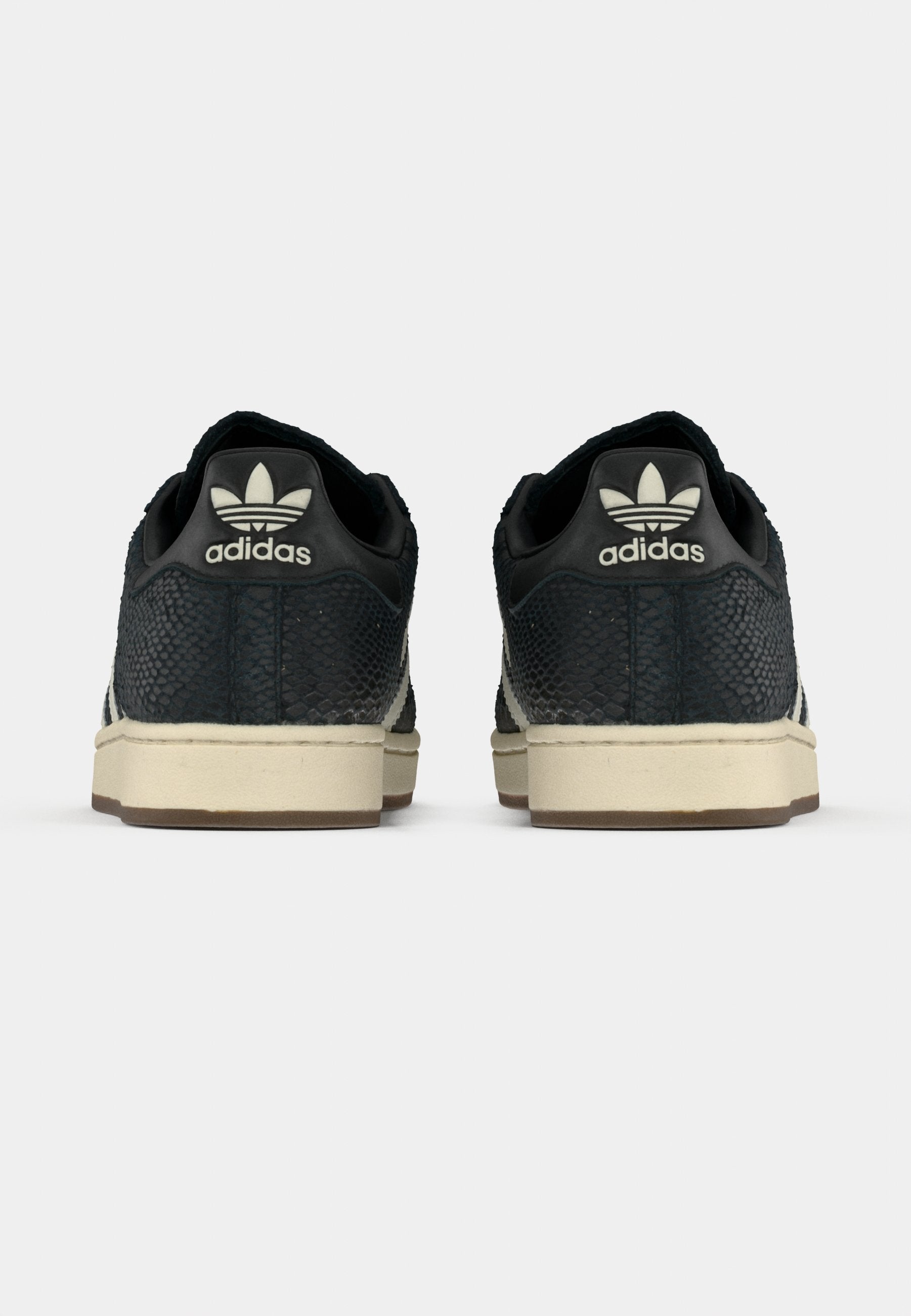 SUPERSTAR II UNISEXE - Baskets - noir/blanc/blanc cassé