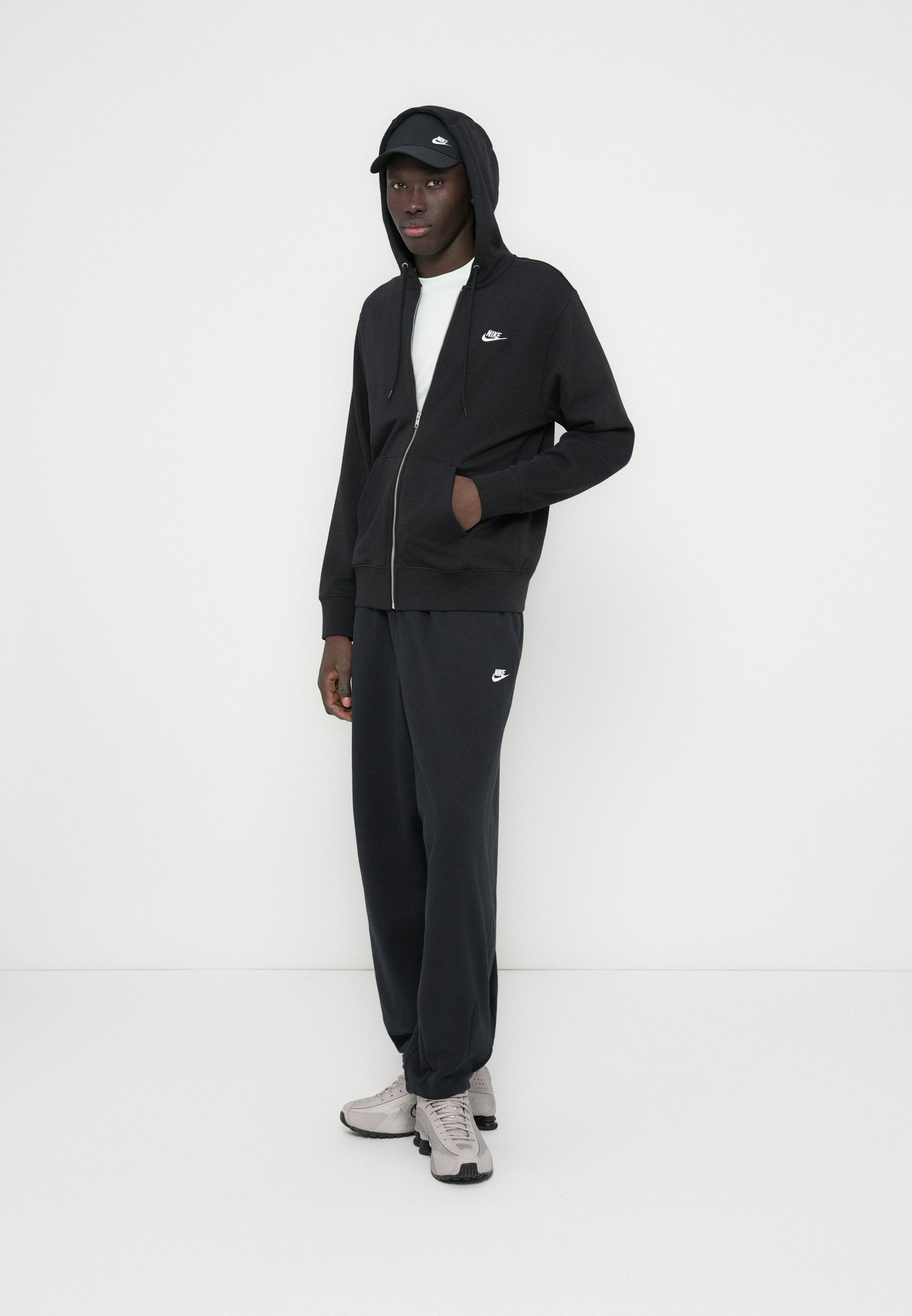 CLUB UNISEX - Zip-up sweatshirt - black