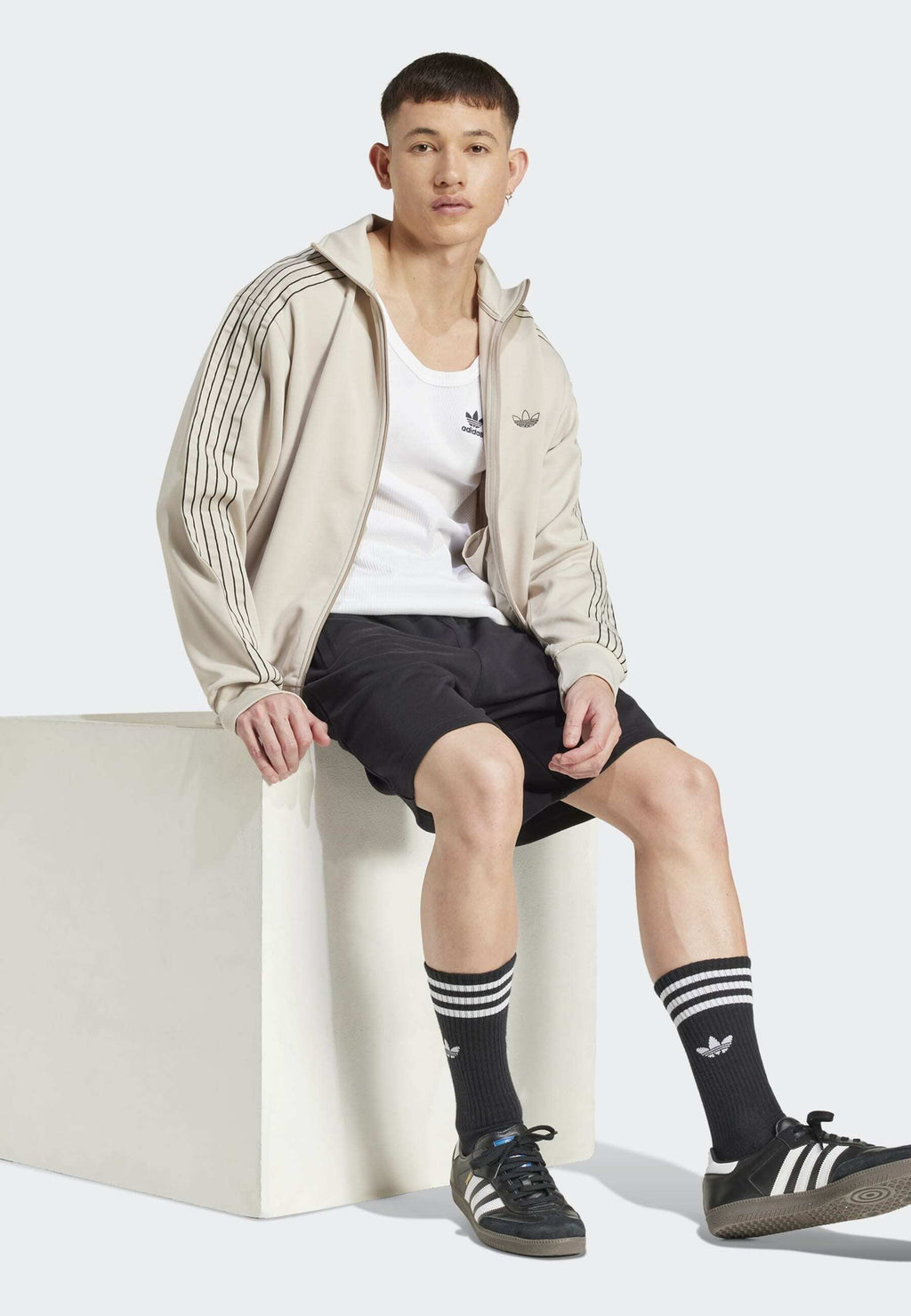 Tracksuit bottoms - black
