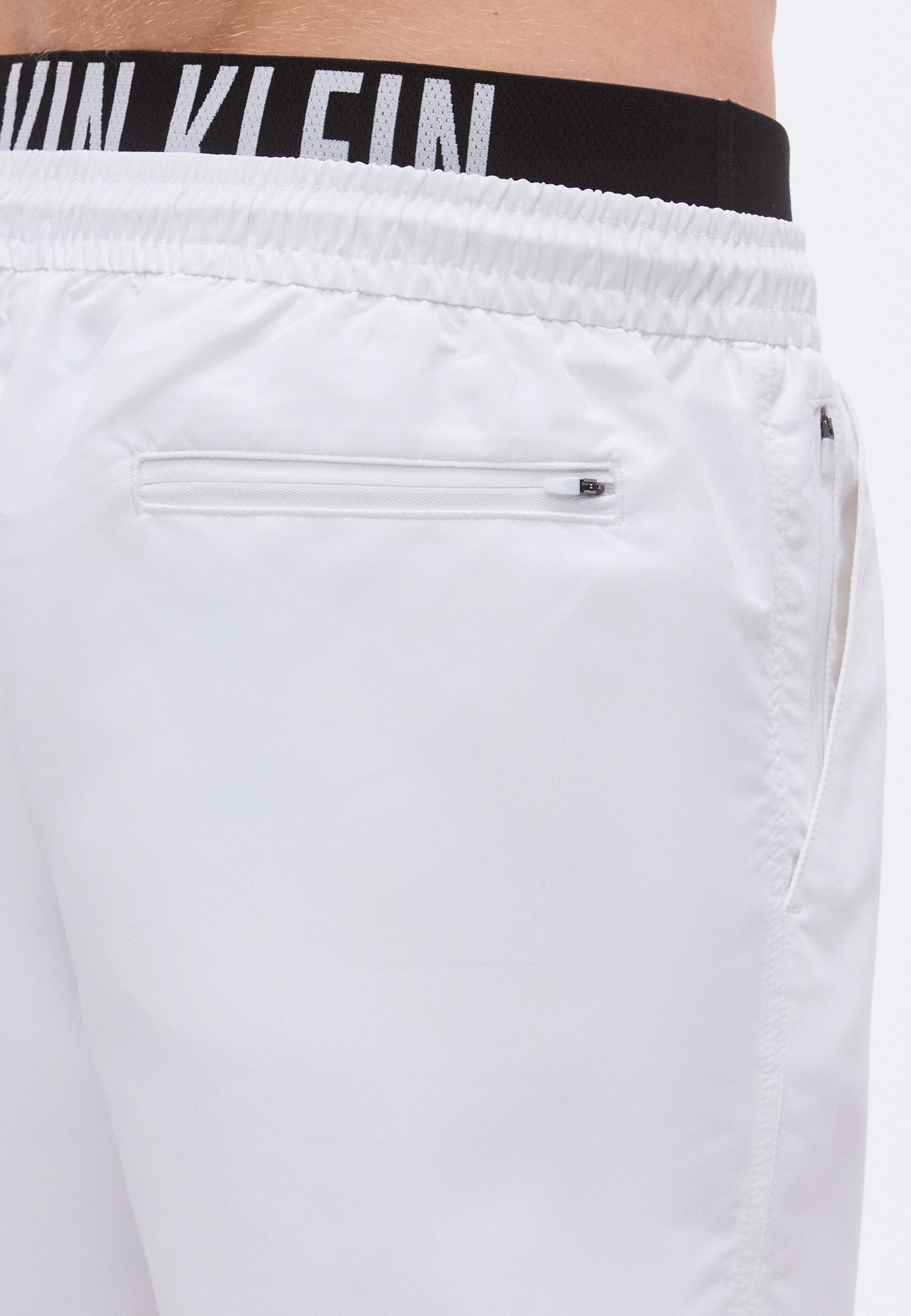MEDIUM DRAWSTRING BOXER INTENSE POWER - Swimming shorts - classic white