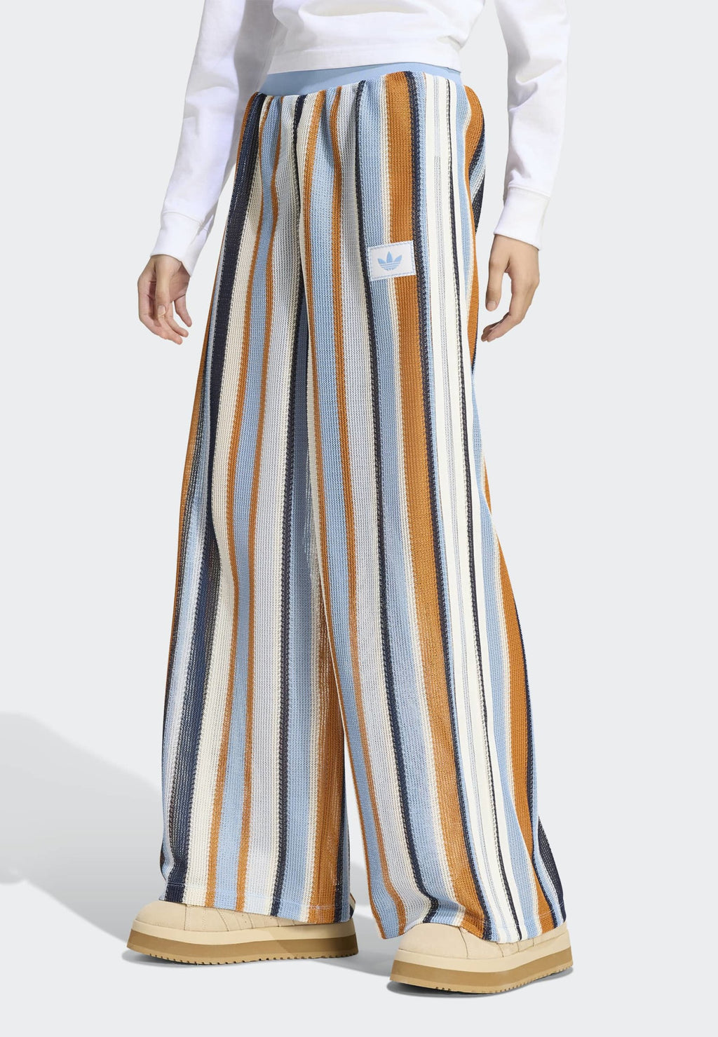 SUMMER GLOW KNITTED FIREBIRD - Trousers - multicolor/ash blue