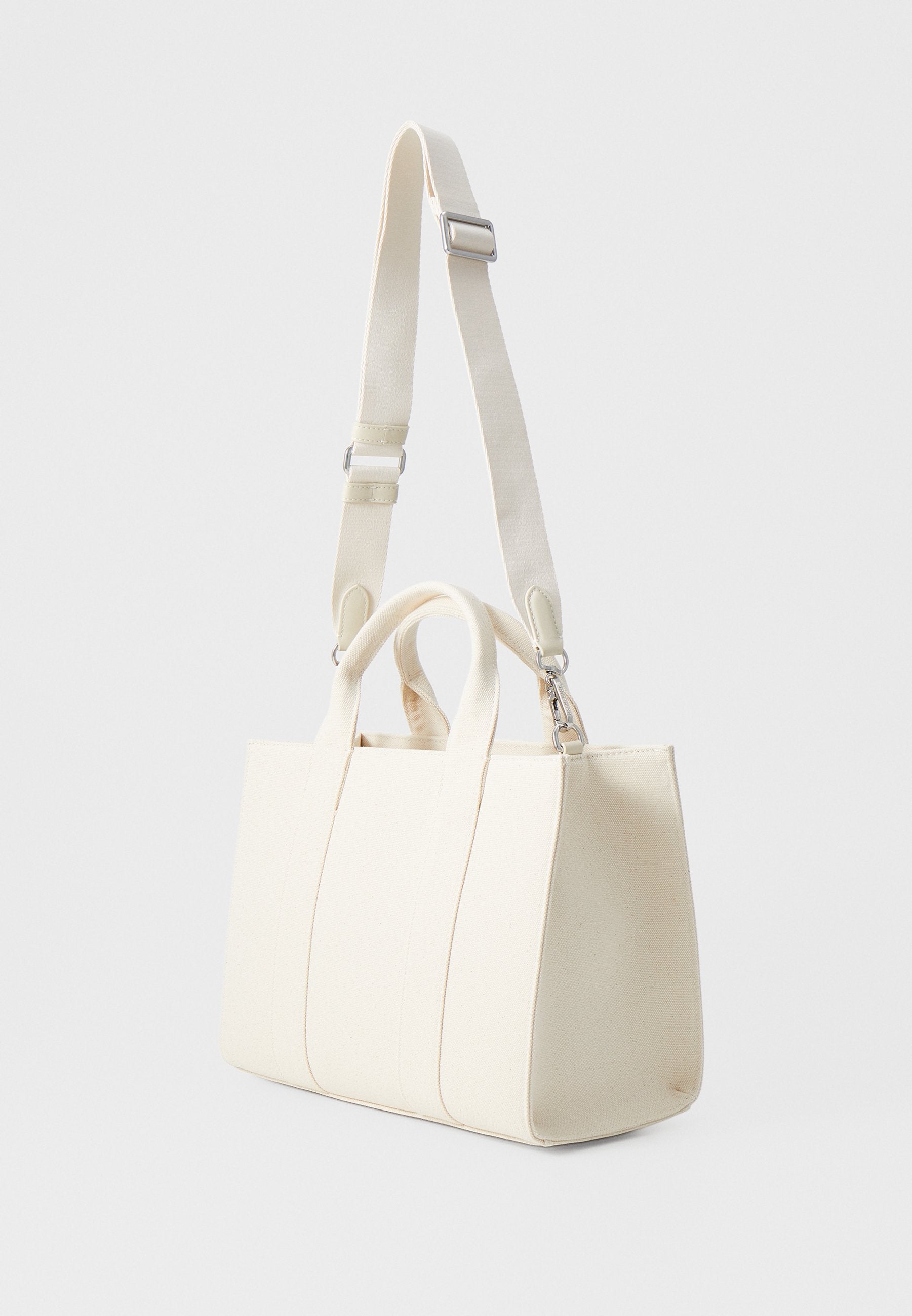 SQUARE MEDIUM - Tote bag - natural