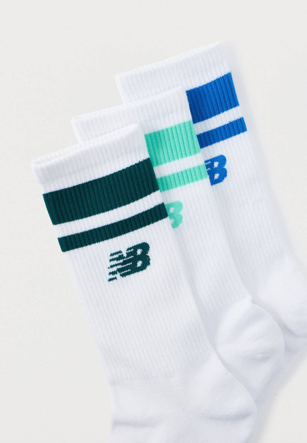RUN REPREVE SEASONAL UNISEX 3 PACK - Socks - white/green/blue