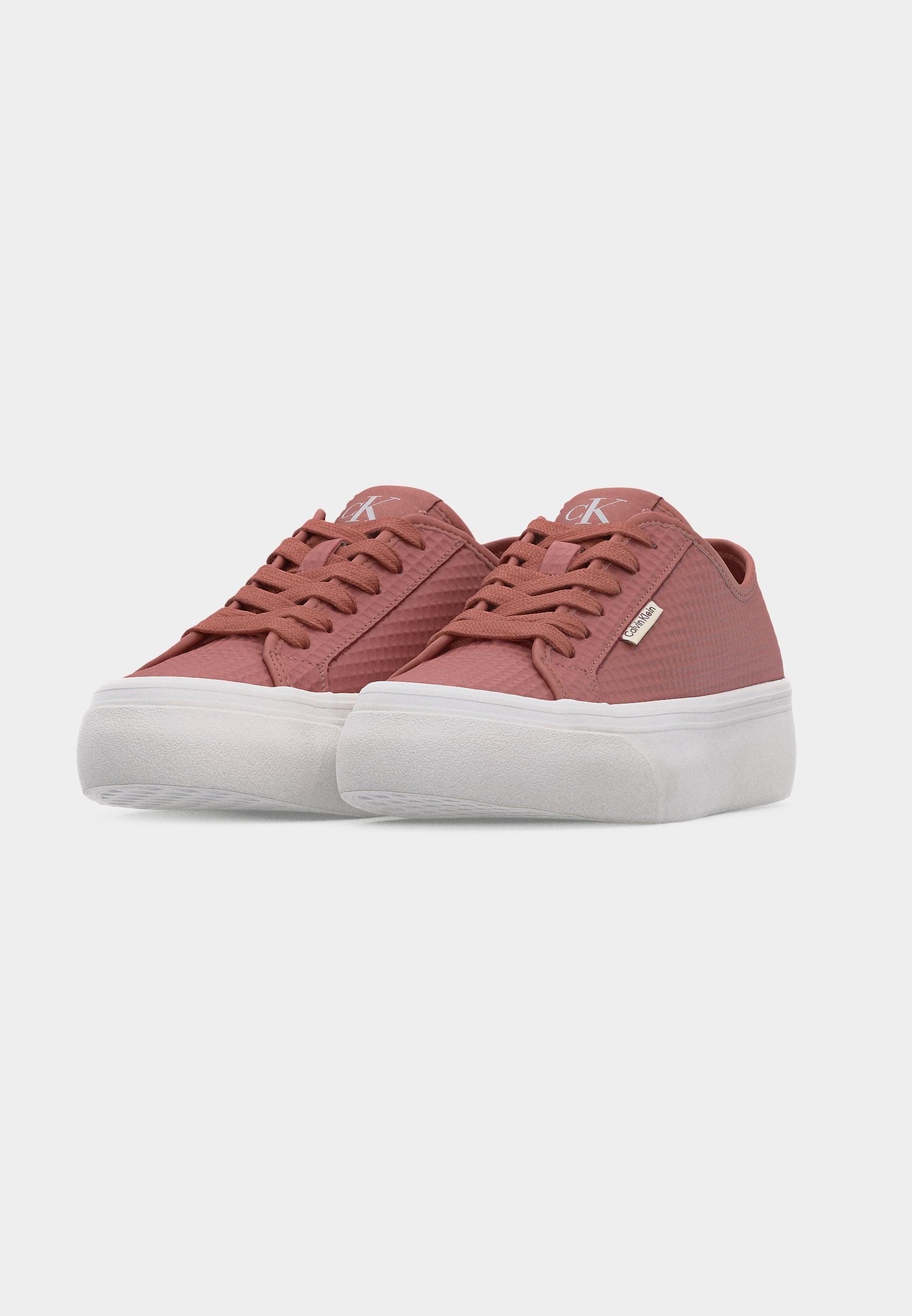 LACE UP - Trainers - blush